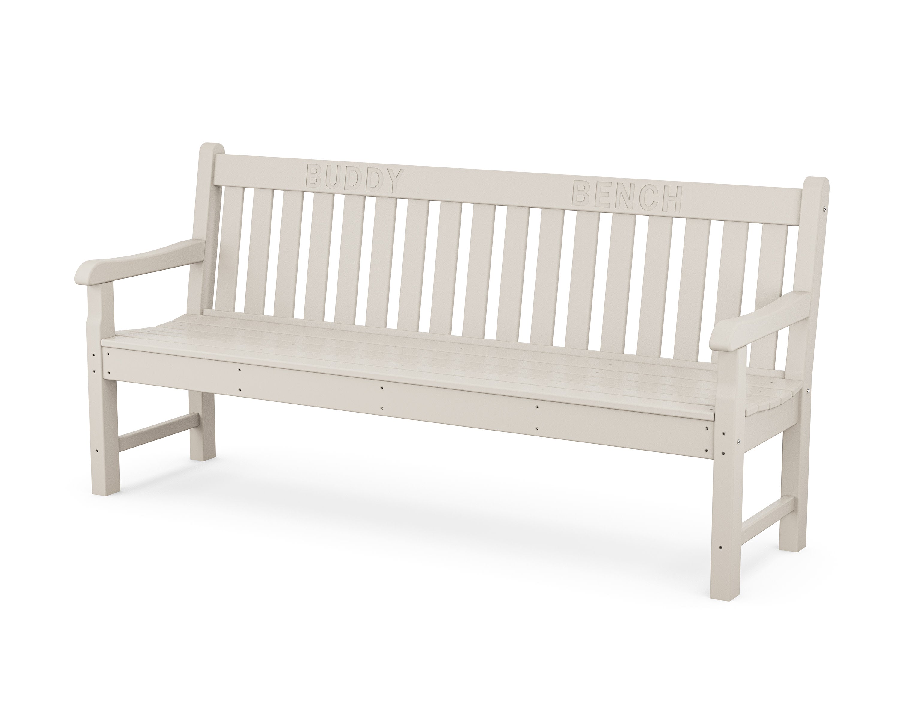 72" Buddy Bench in Sand