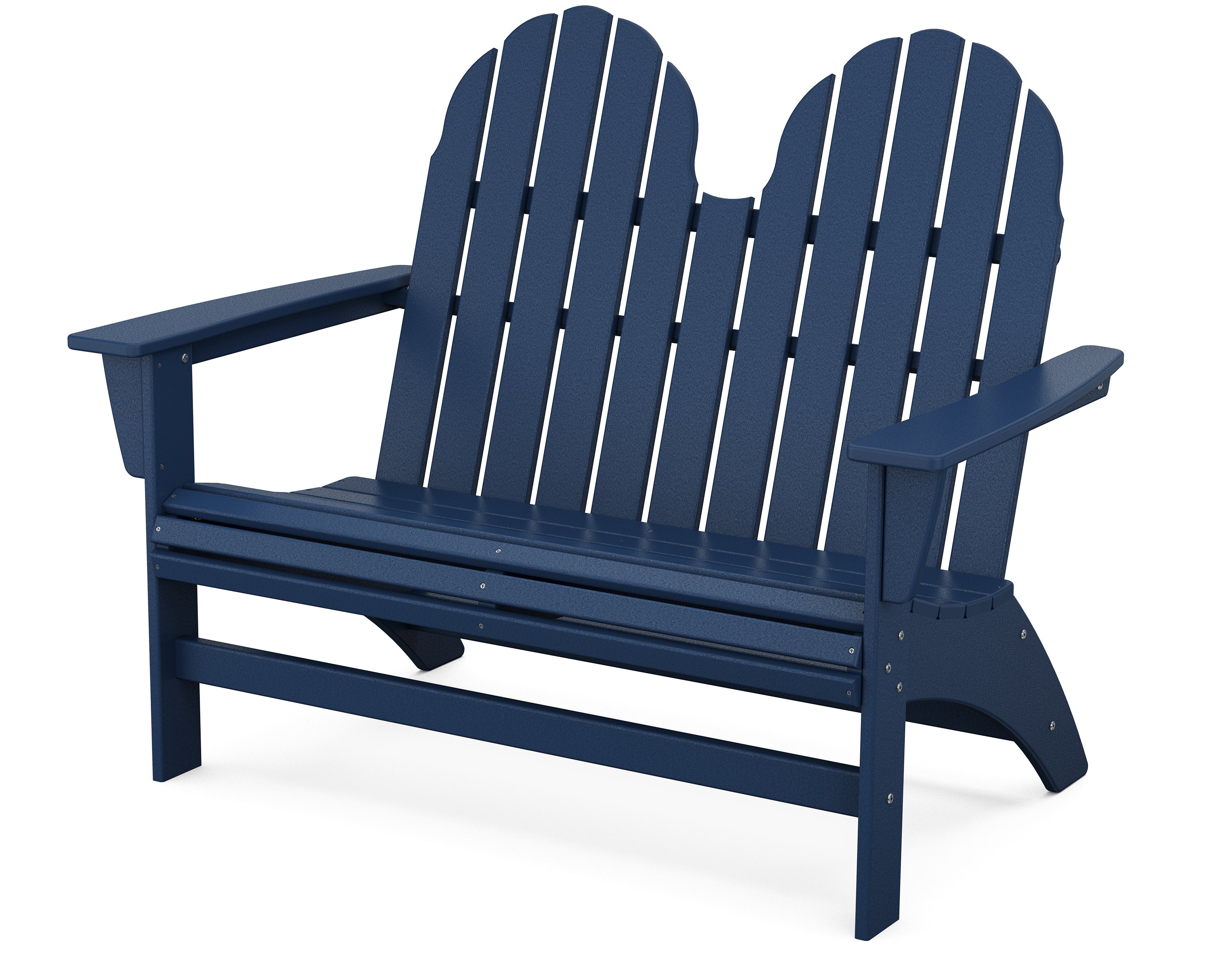 Vineyard 48" Adirondack Bench in Navy