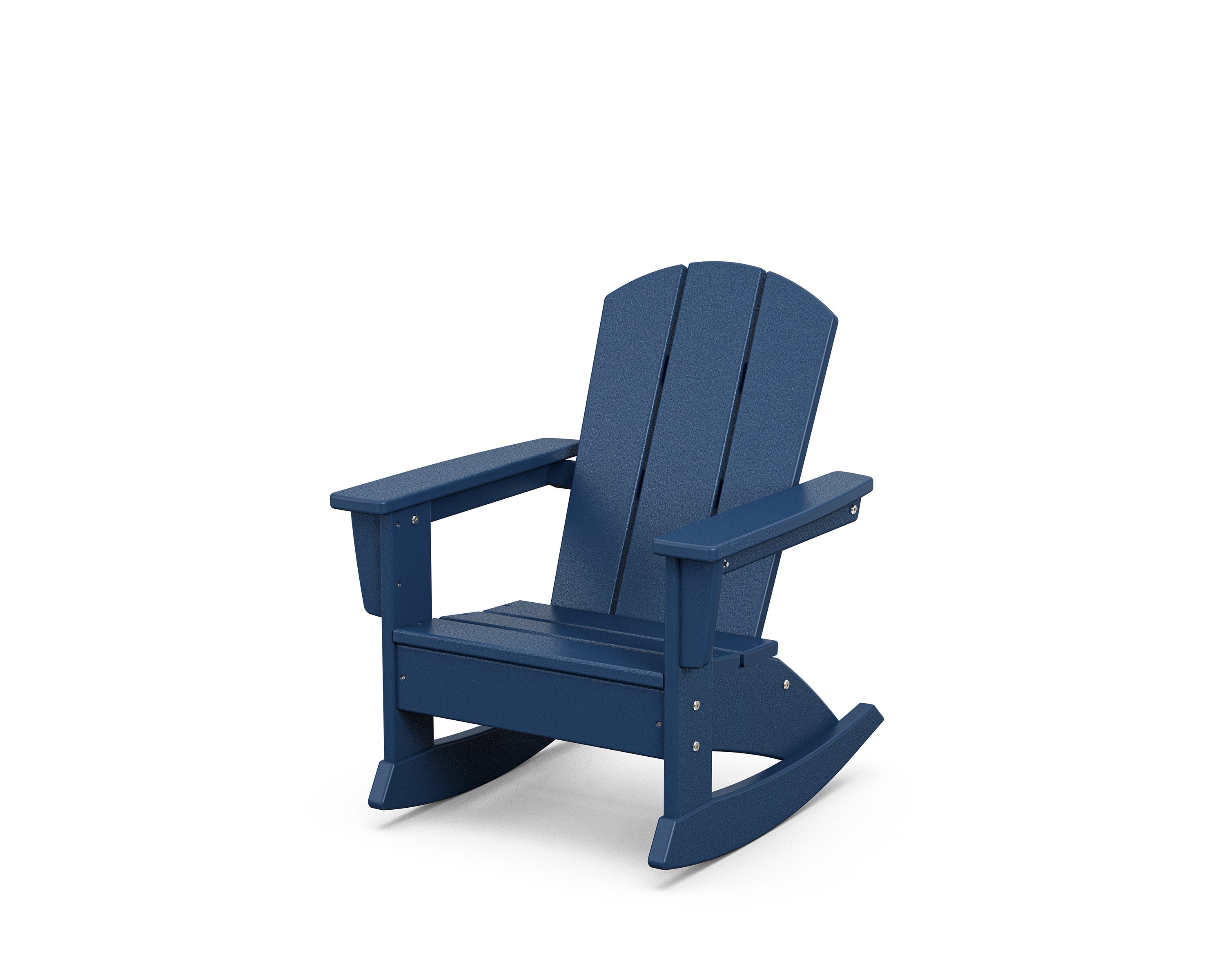 Kids Nautical Adirondack Rocking Chair in Navy