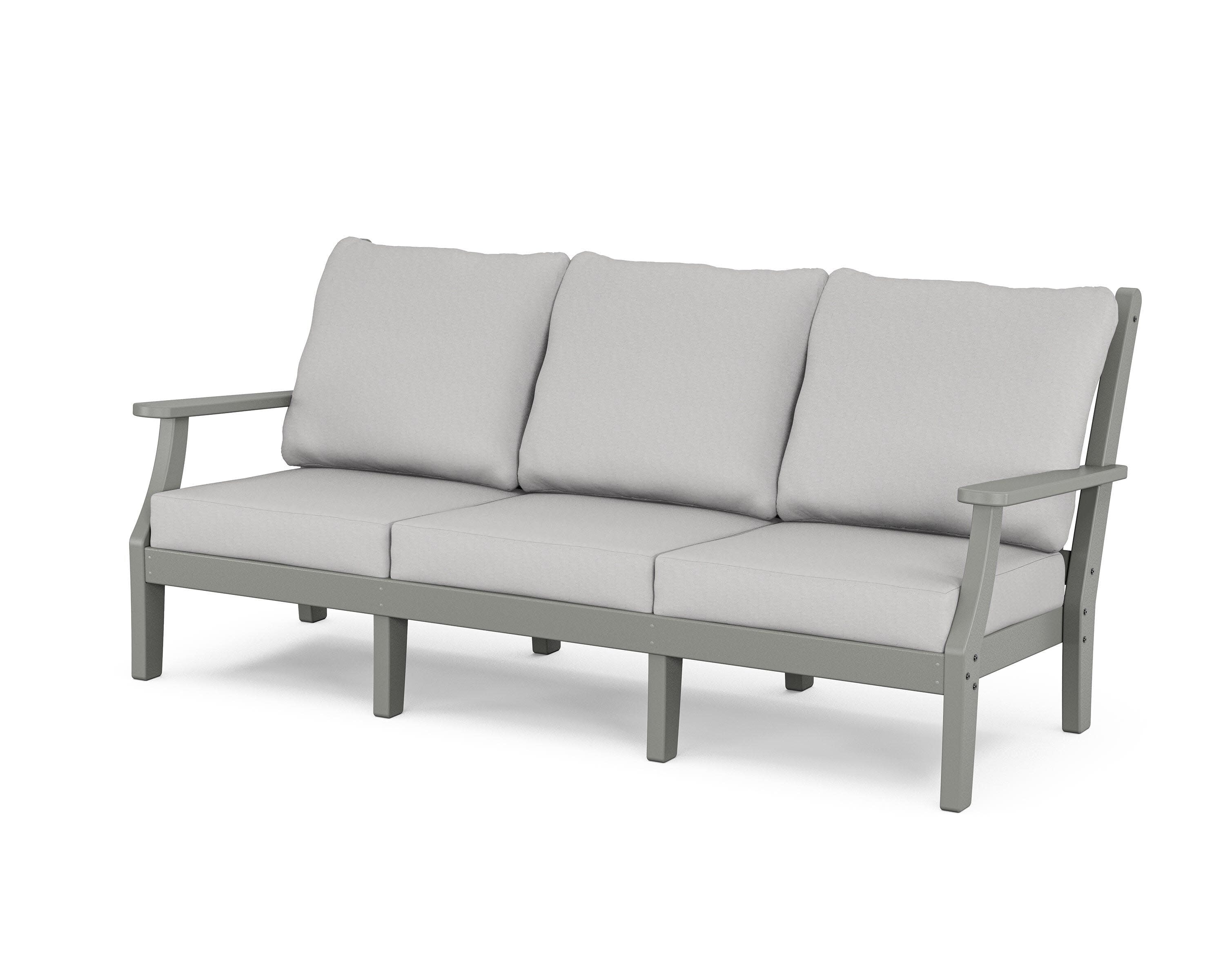 Wovendale Deep Seating Sofa in Slate Grey / Diamond in the Rough