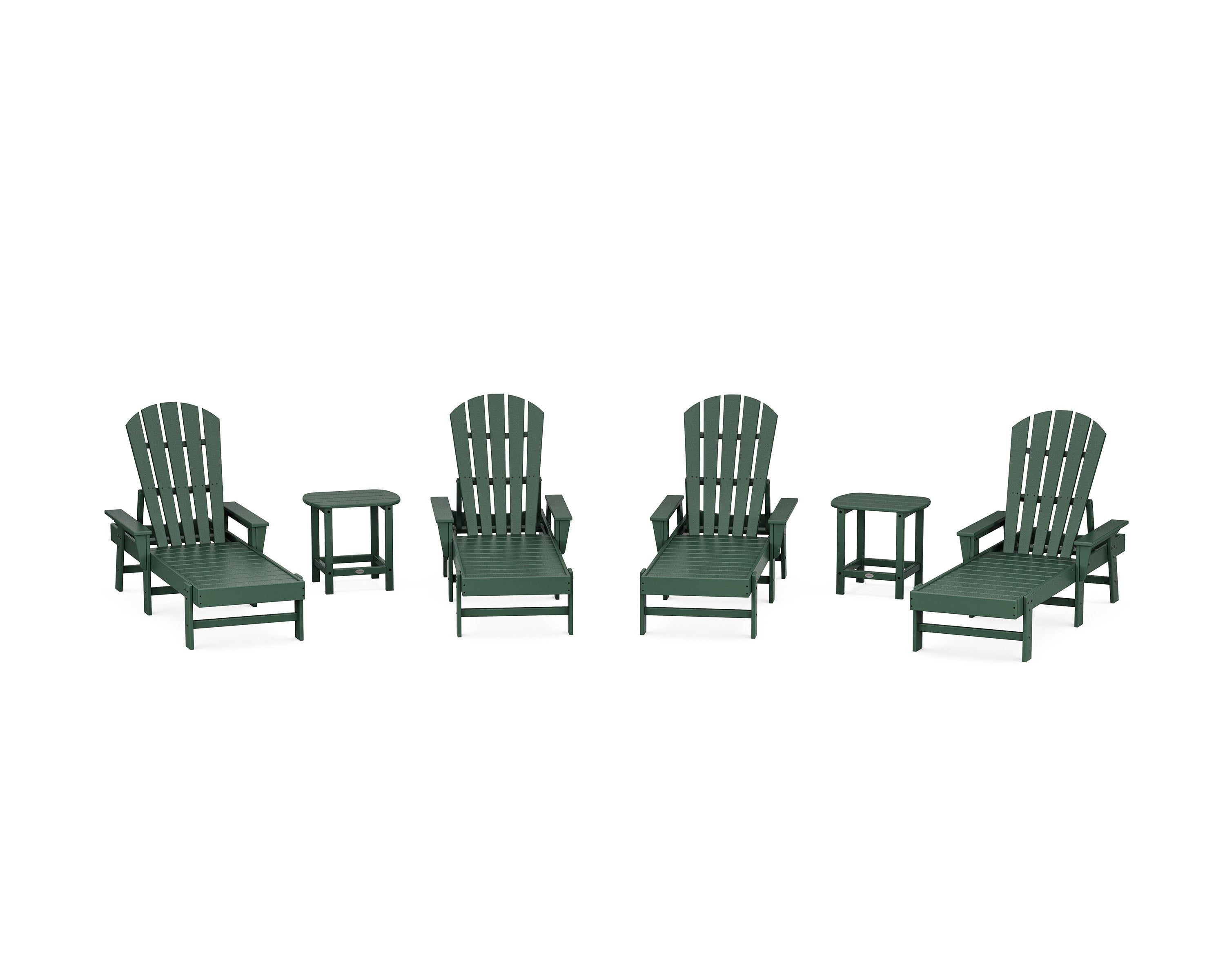 South Beach Chaise 6-Piece Set in Green