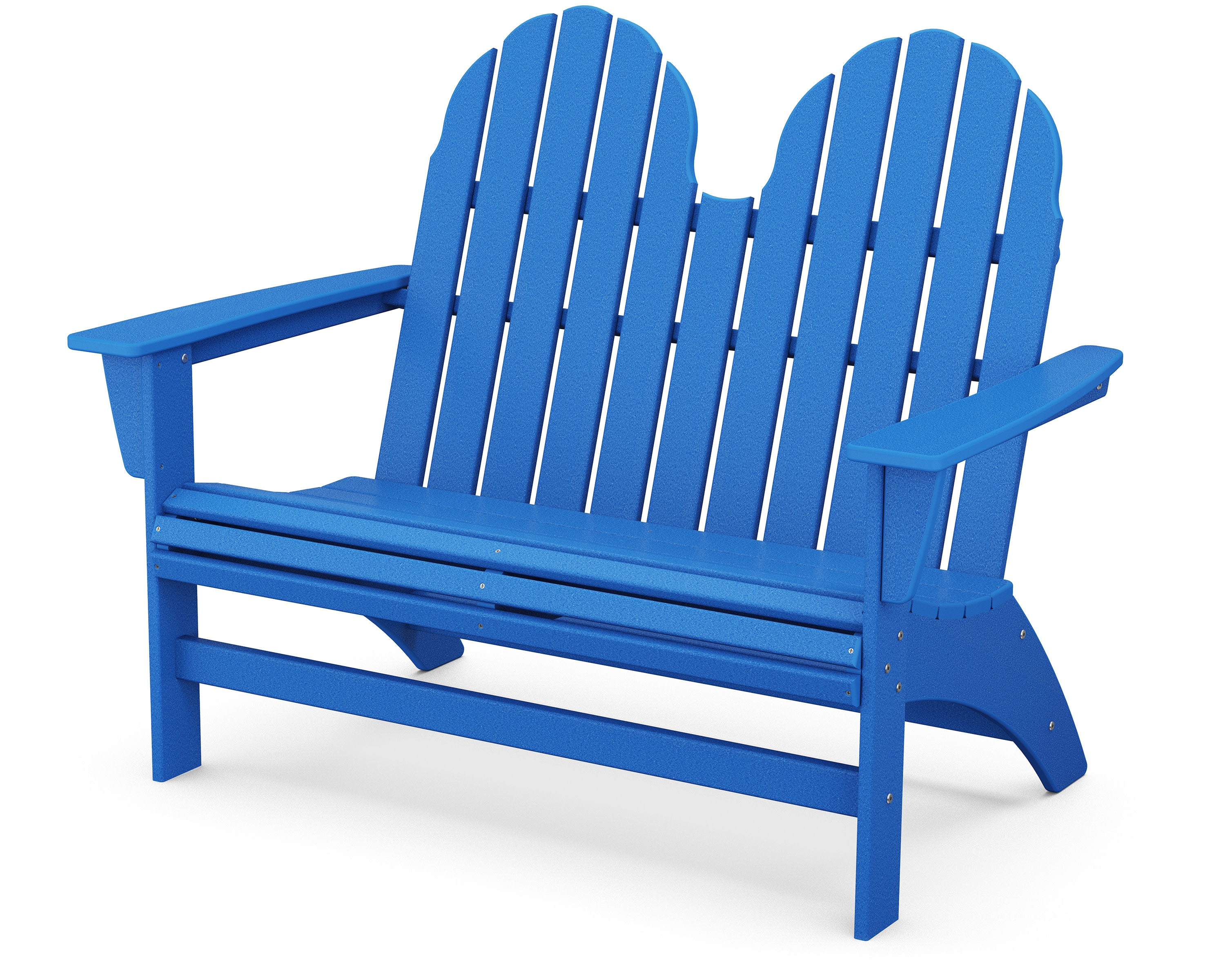 Vineyard 48" Adirondack Bench in Pacific Blue