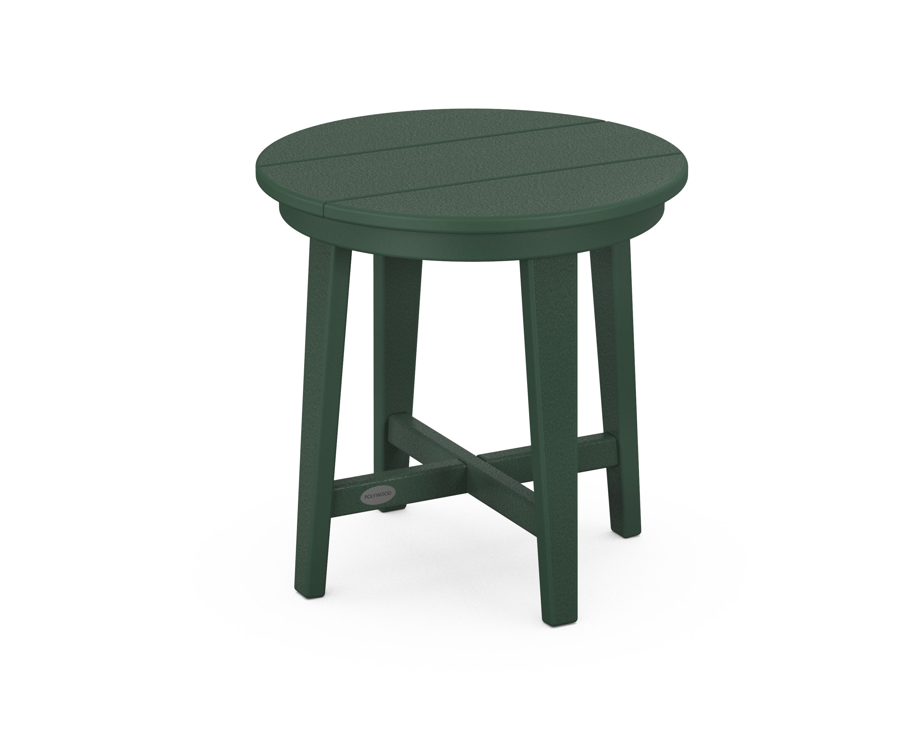Newport 19" Round End Table in Green