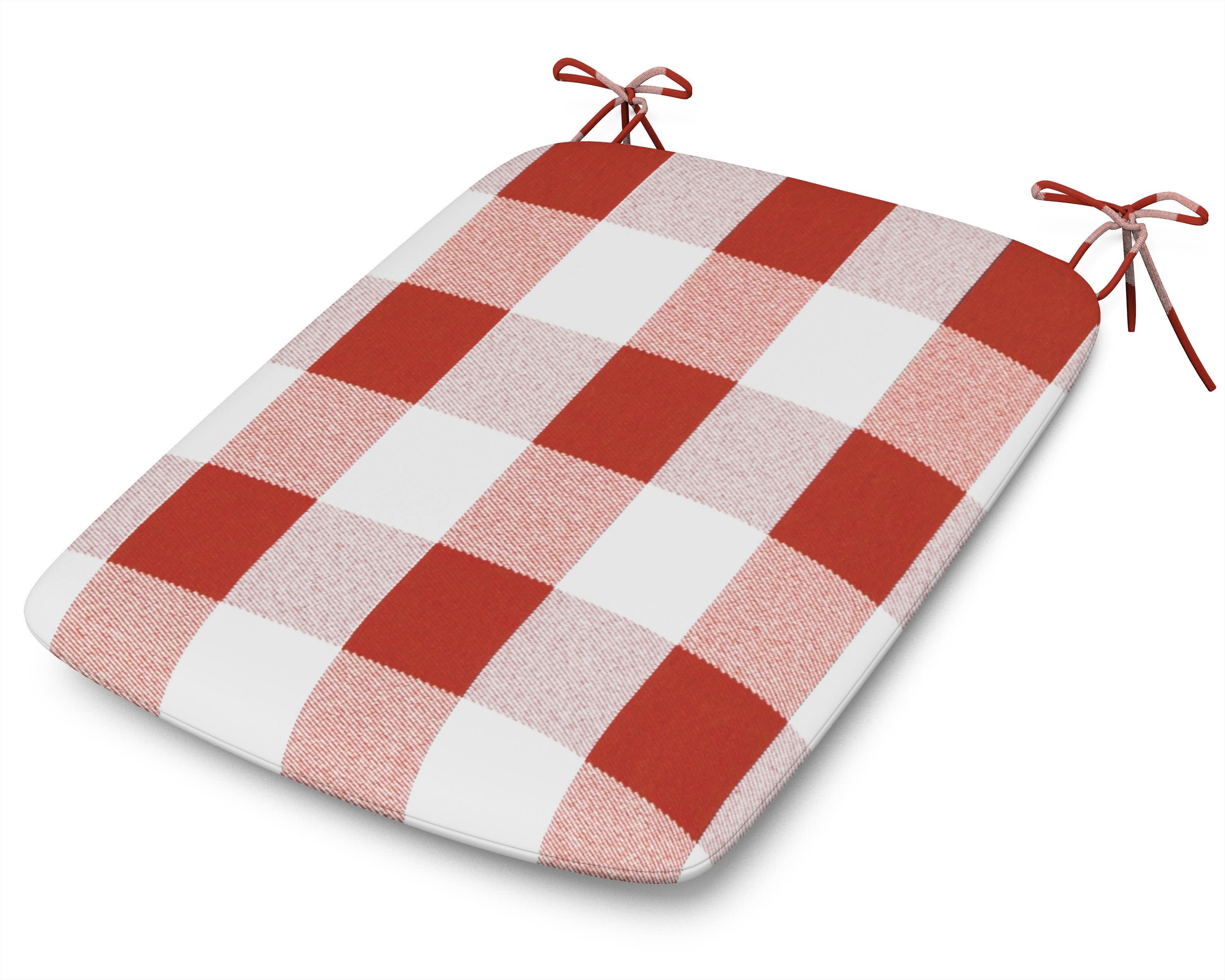 1120 Urban Seat Pad in Buffalo Plaid Crimson