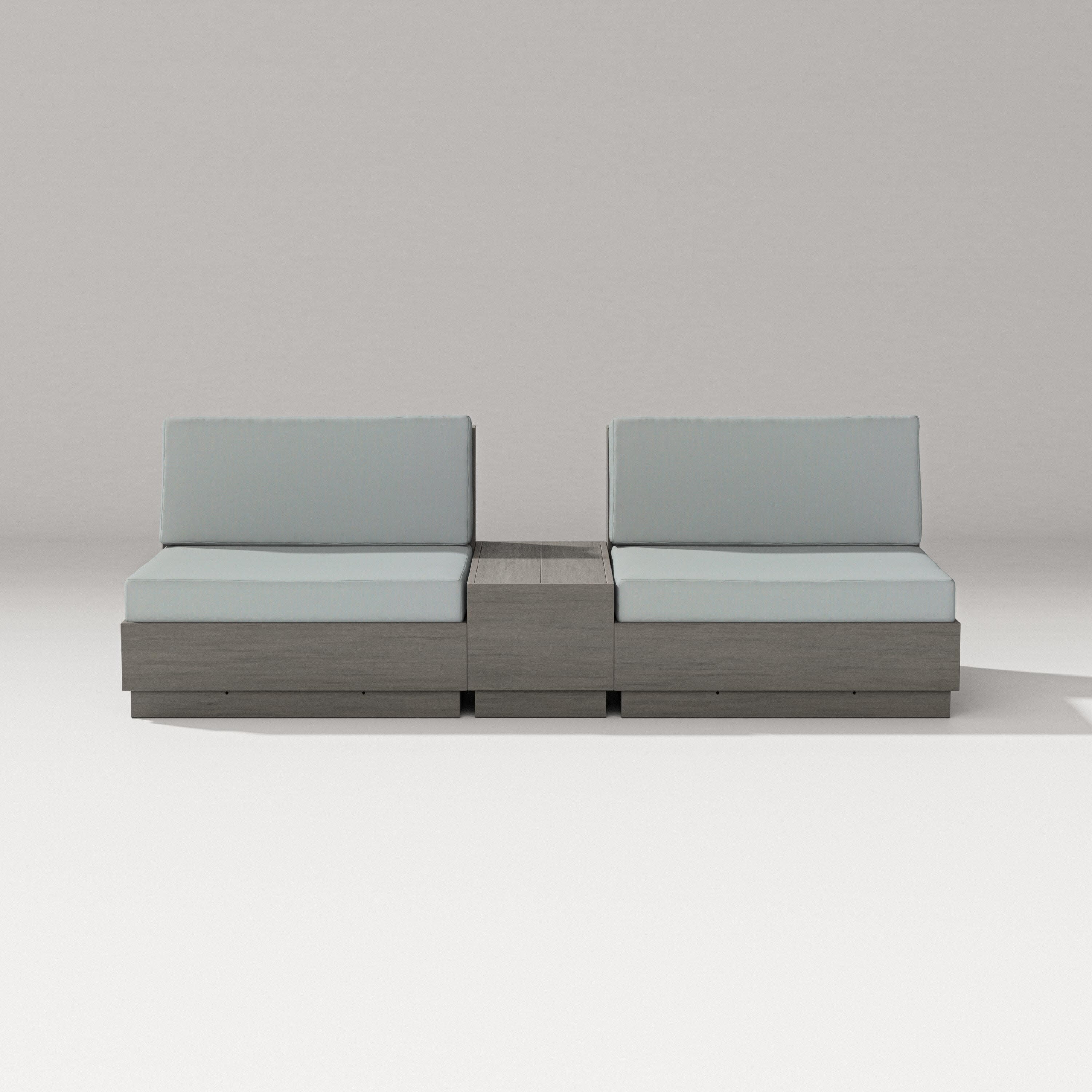 Elevate Lounge Chair Set in Driftwood / Spa