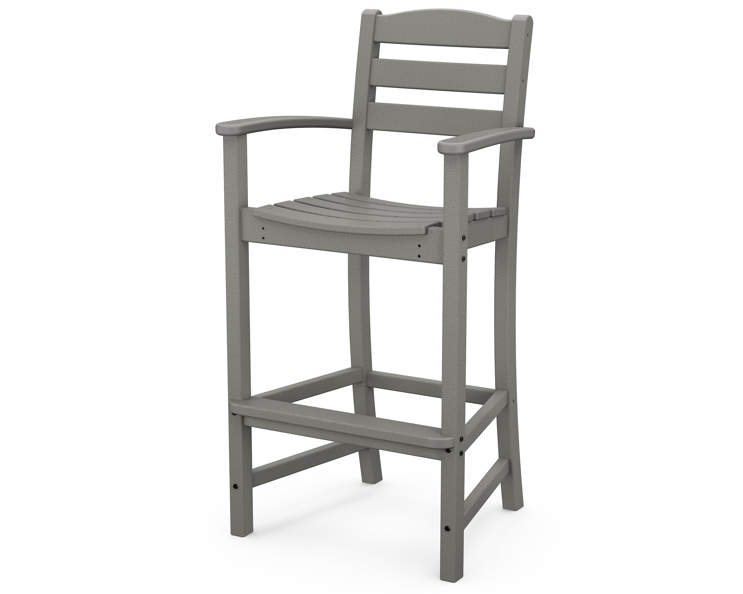 La Casa Caf Bar Arm Chair in Slate Grey