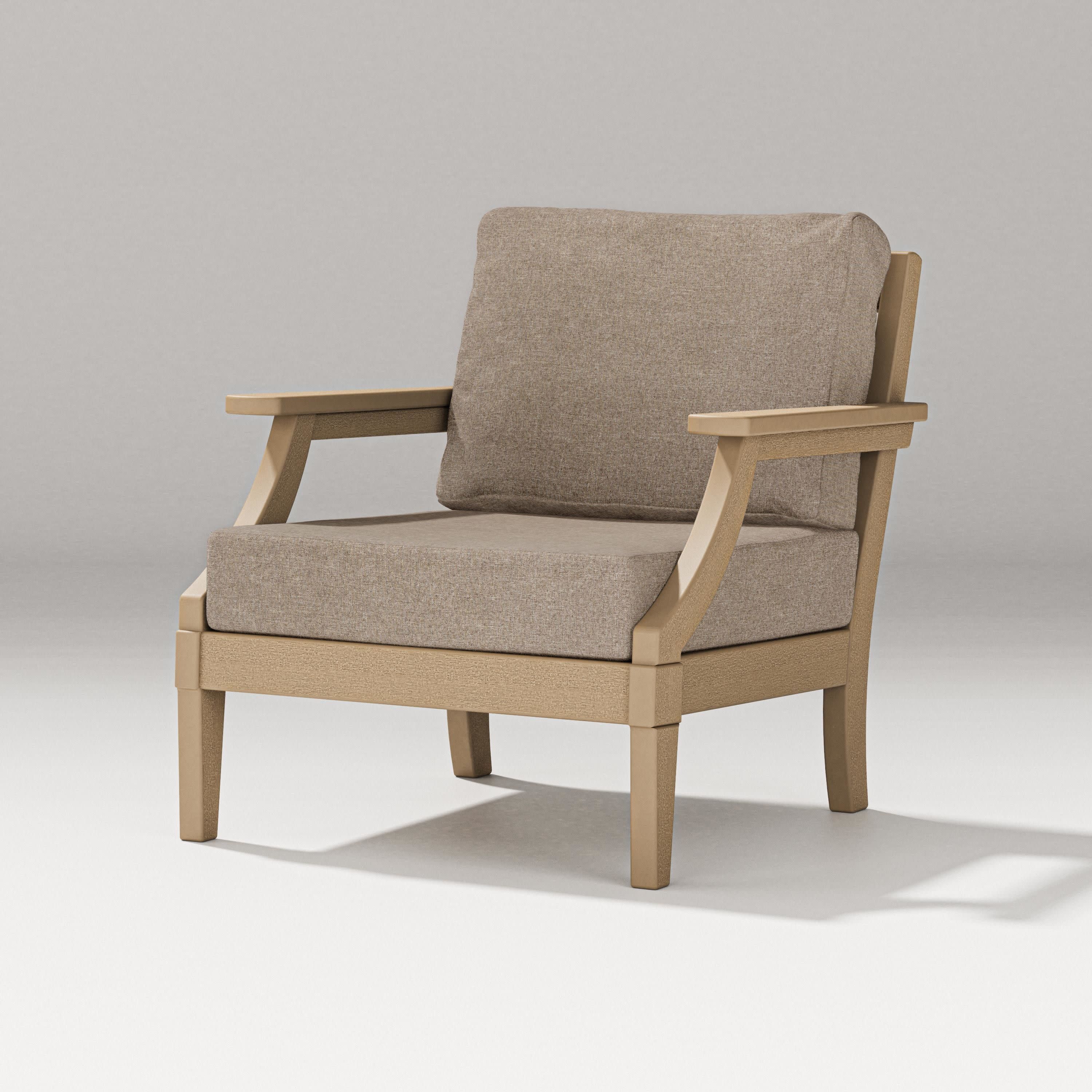 Estate Lounge Chair in Vintage Sahara / Spiced Burlap