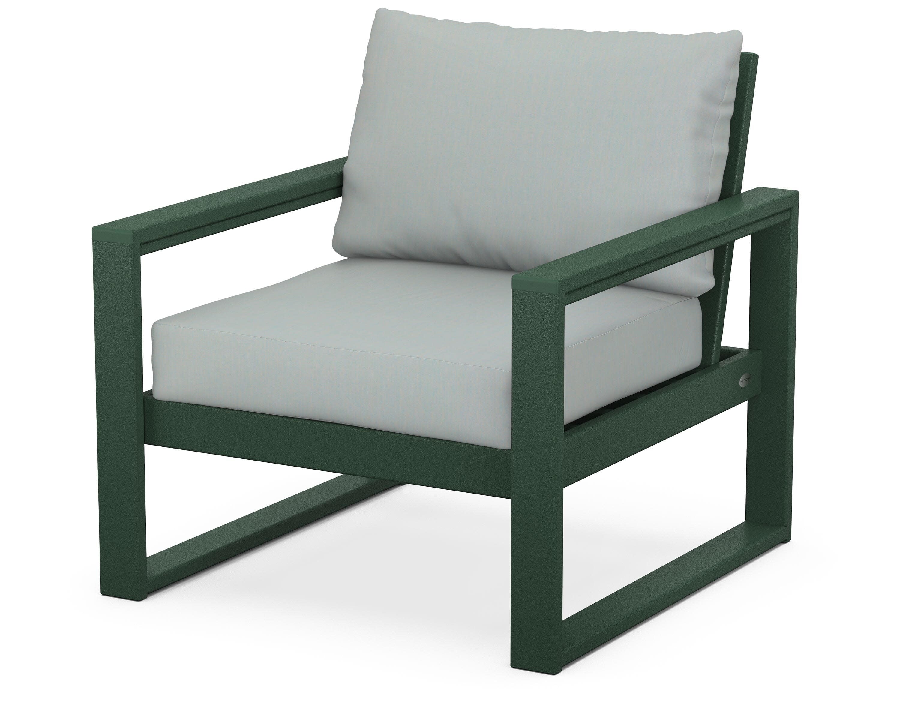 EDGE Club Chair in Green / Spa