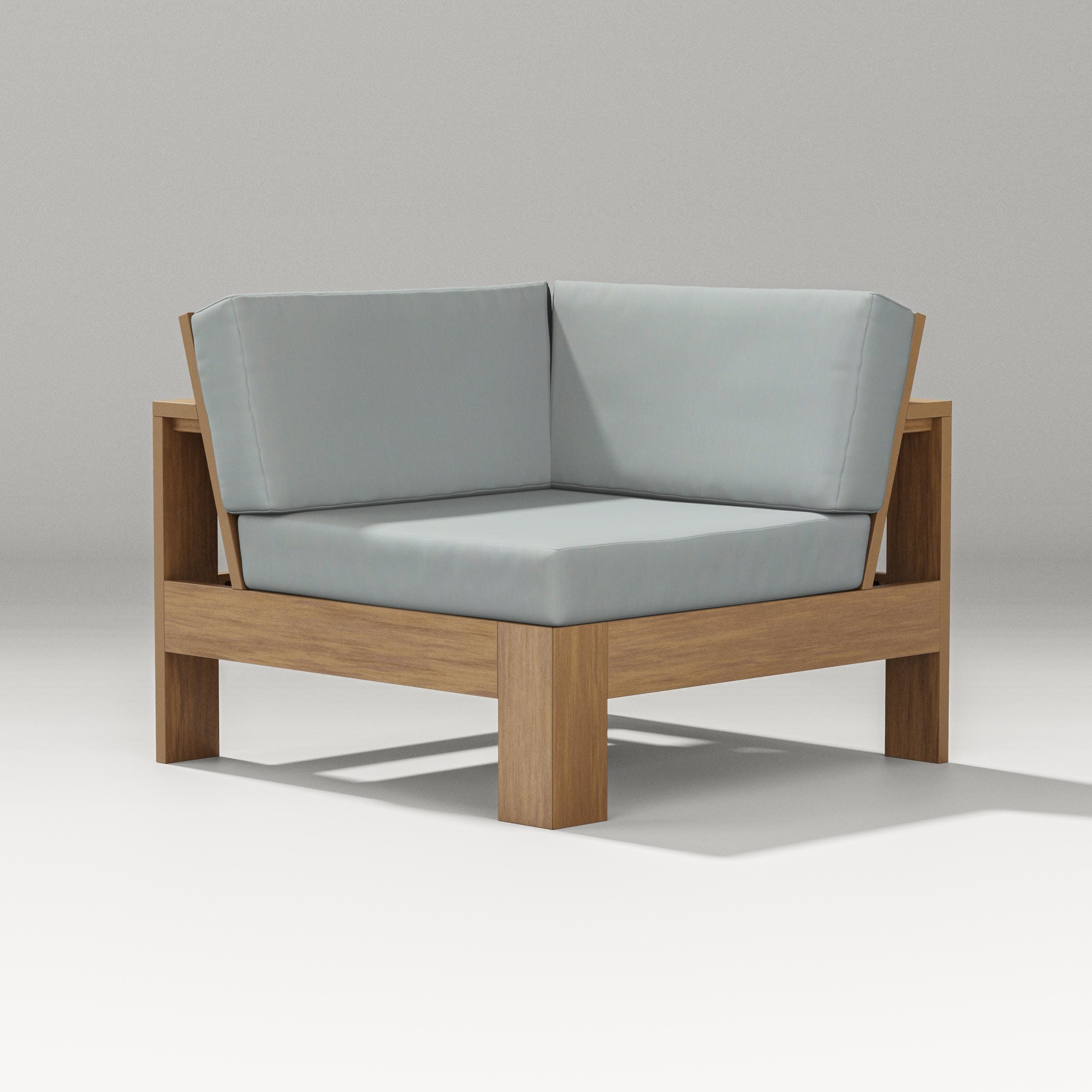 Latitude Modular Corner Chair in Natural / Spa