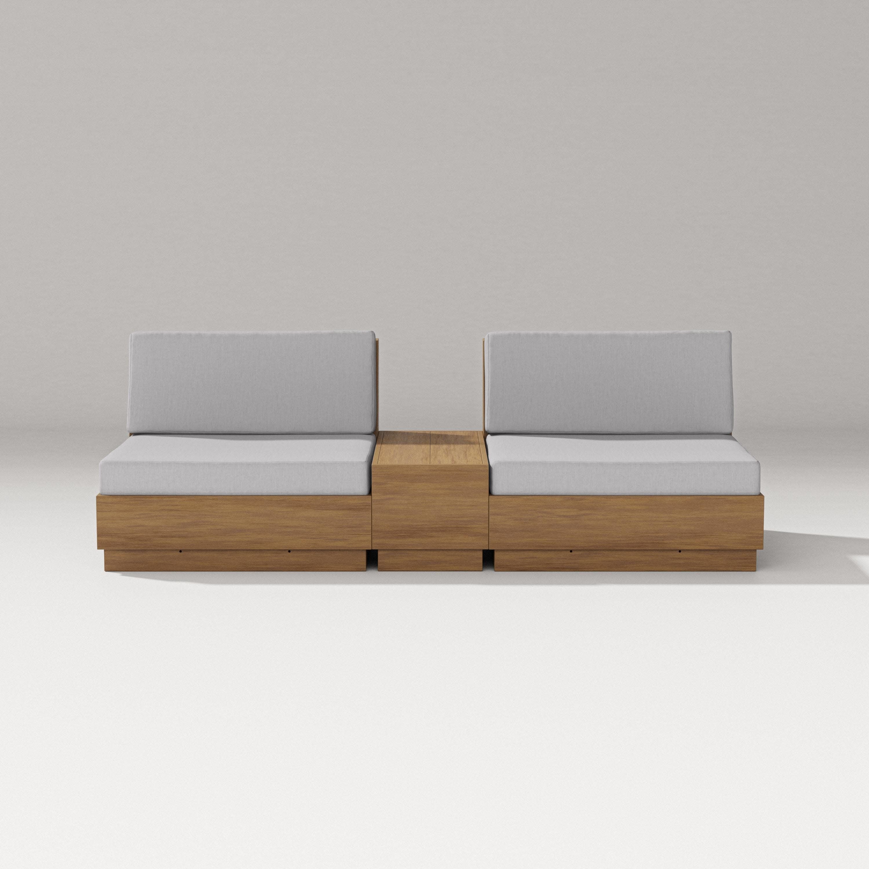 Elevate Lounge Chair Set in Natural / Granite