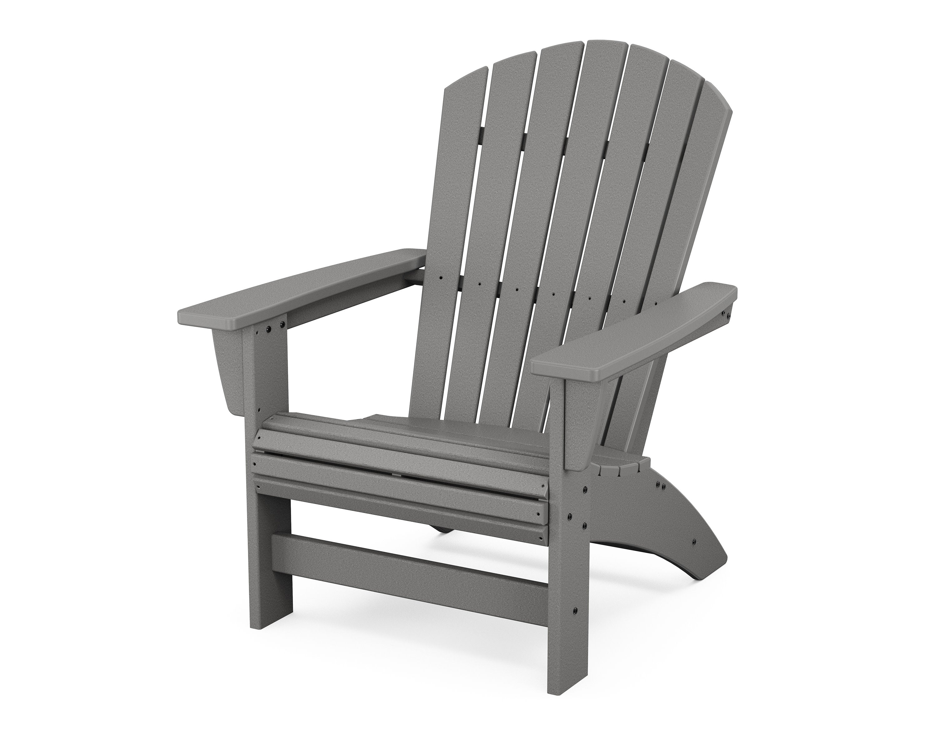 Nautical Grand Adirondack Chair in Slate Grey