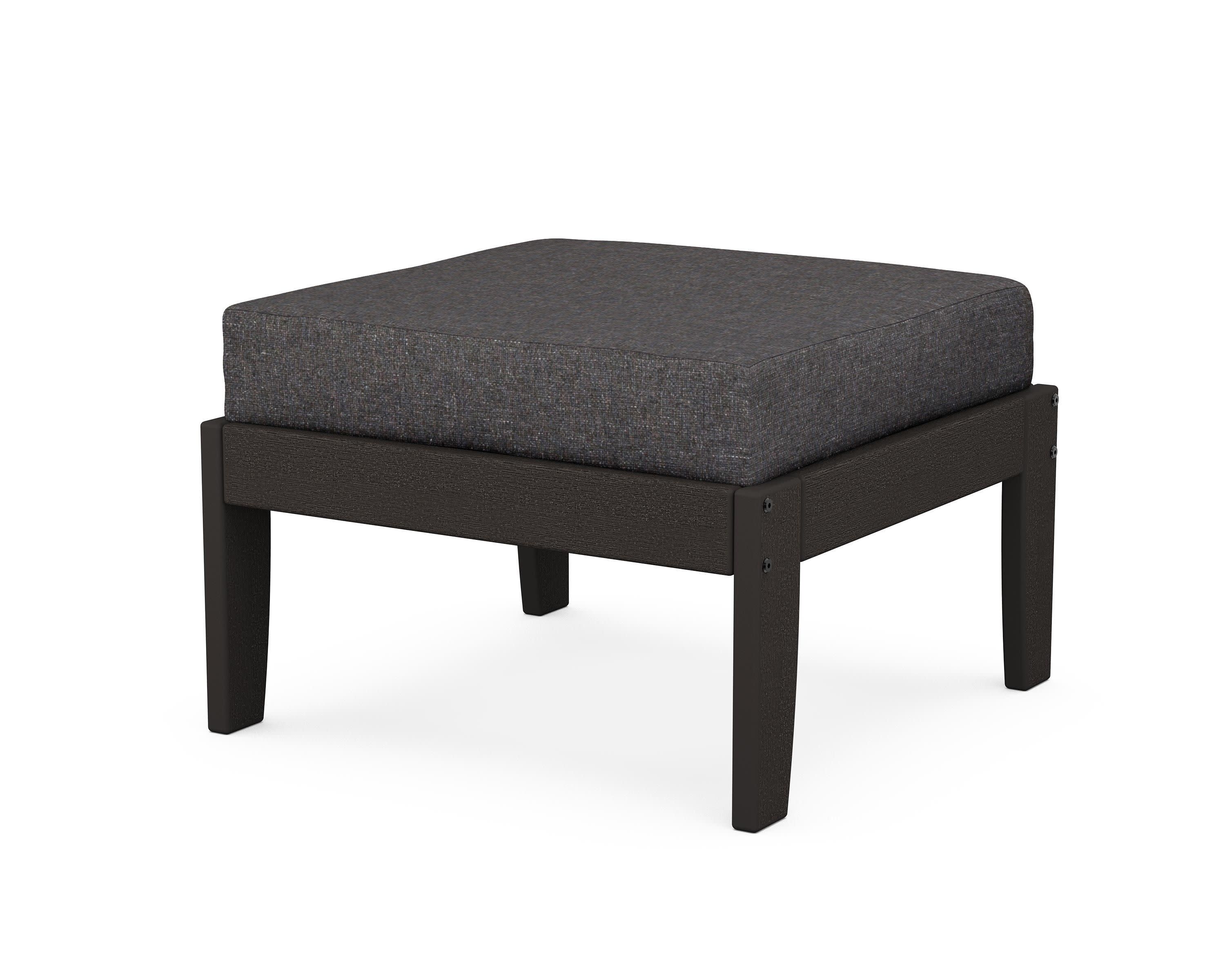 Modular Ottoman - Classic in Vintage Coffee / Ash Charcoal