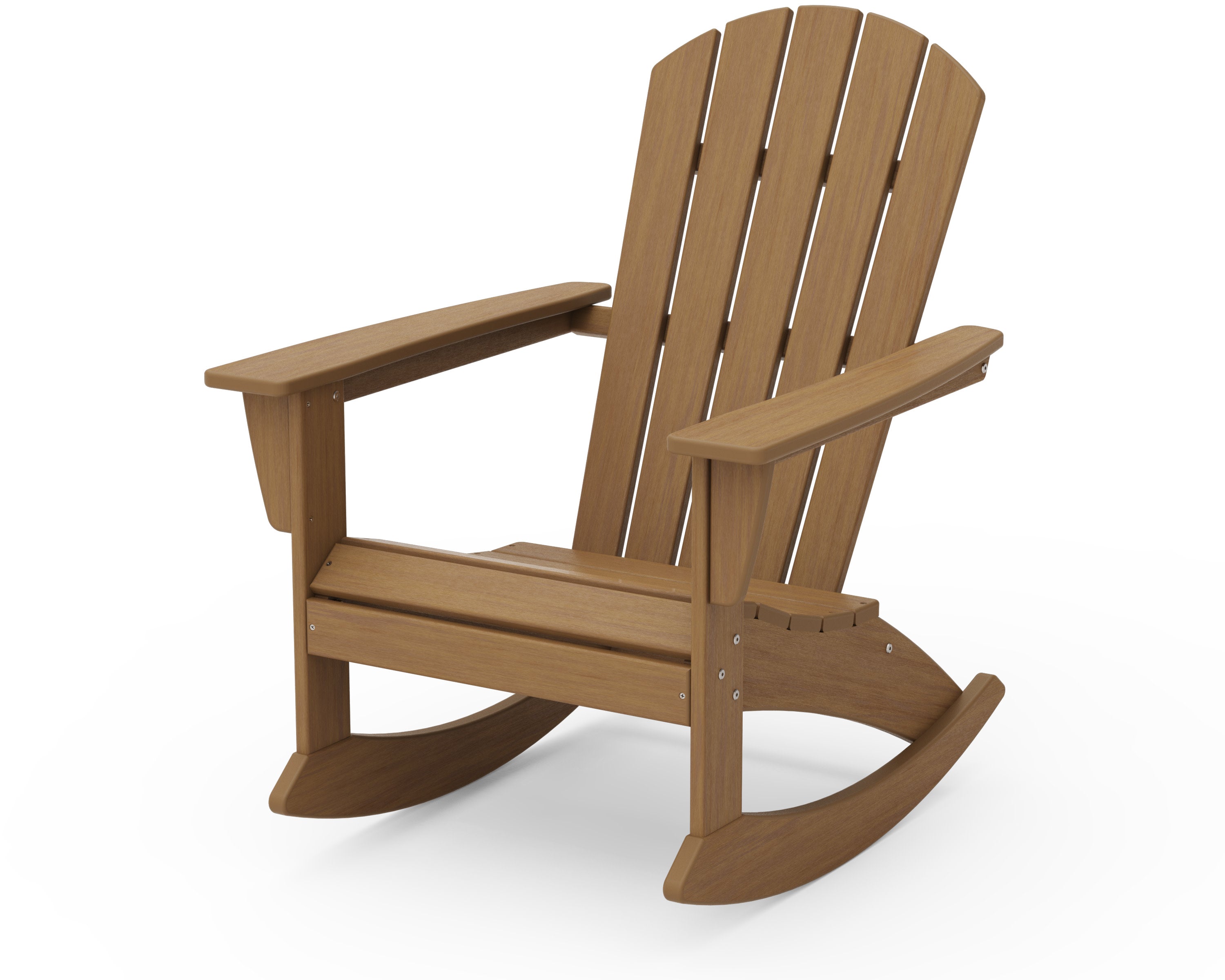 Nautical Adirondack Rocking Chair in Natural