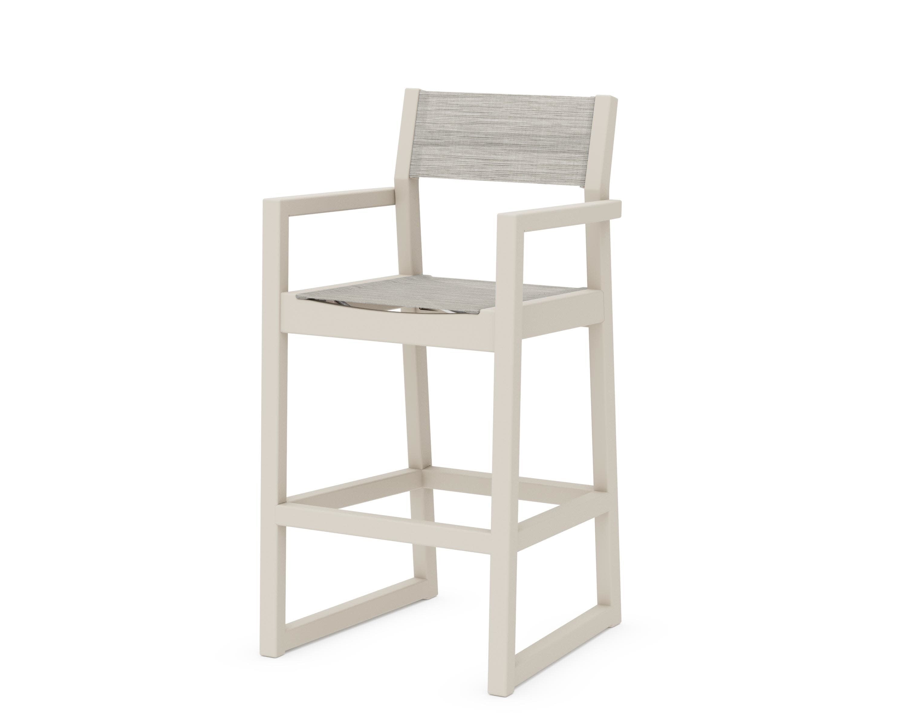 EDGE Sling Bar Arm Chair in Sand / Birch Sling