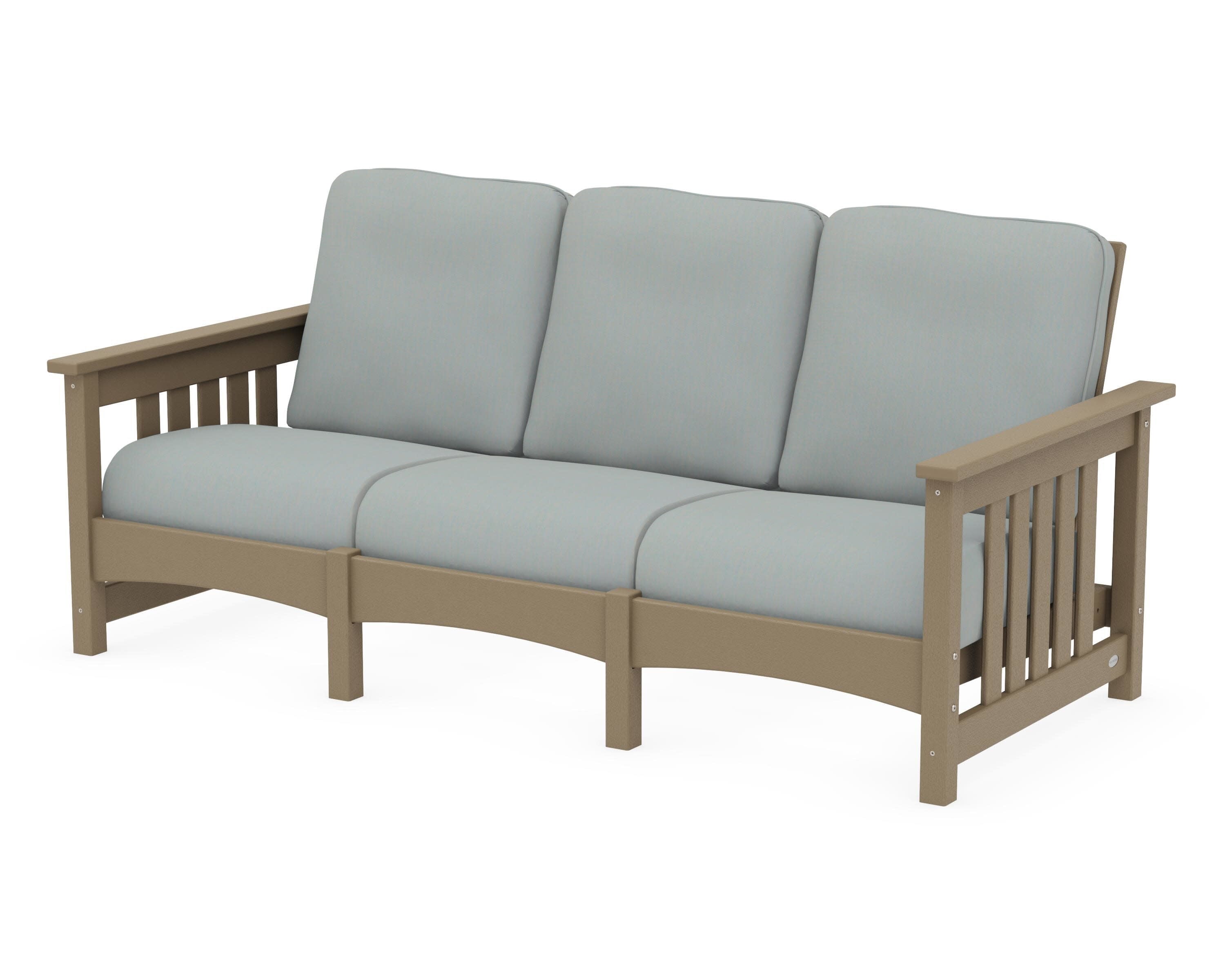 Club Mission Sofa in Vintage Sahara / Spa