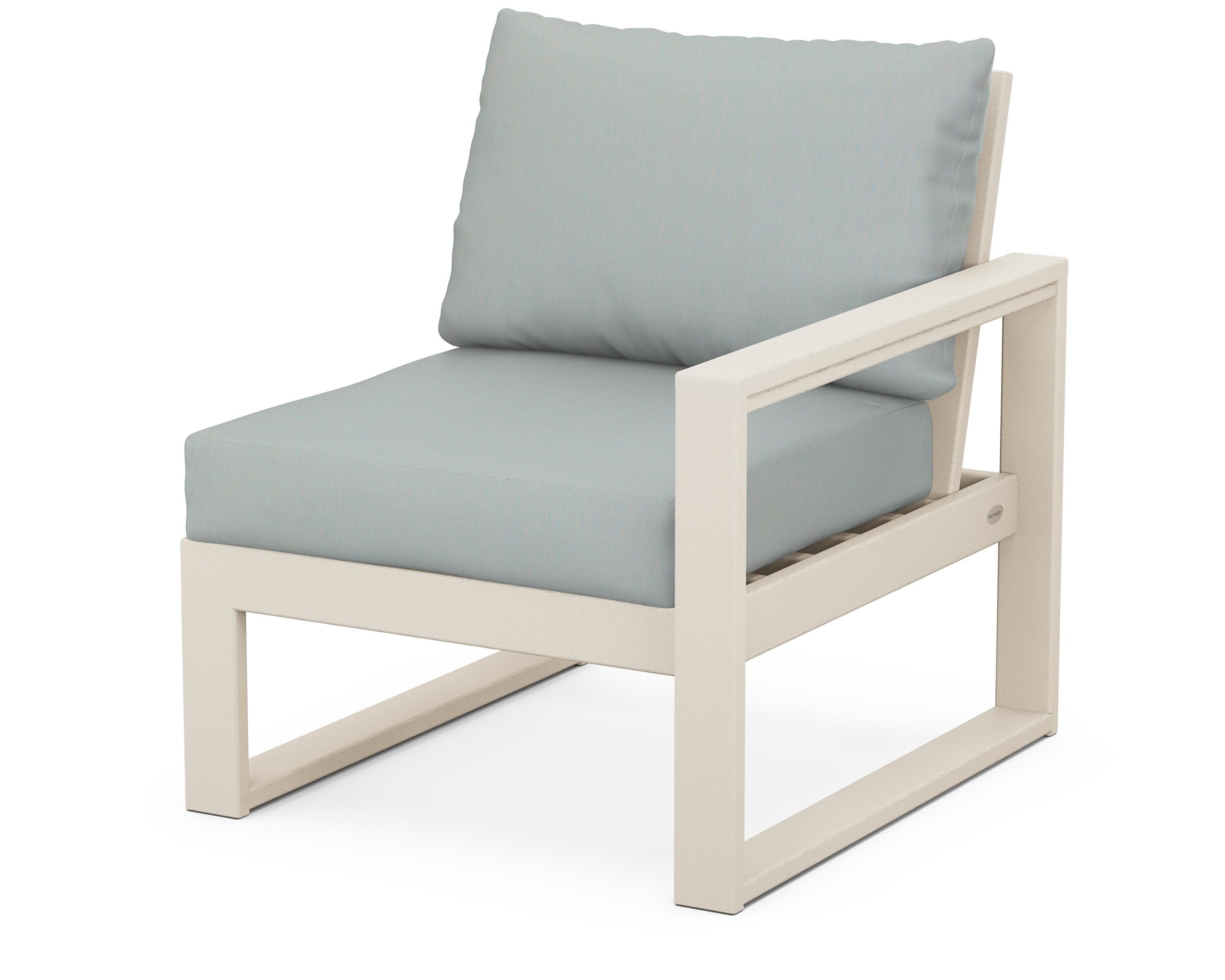 EDGE Modular Right Arm Chair in Sand / Spa