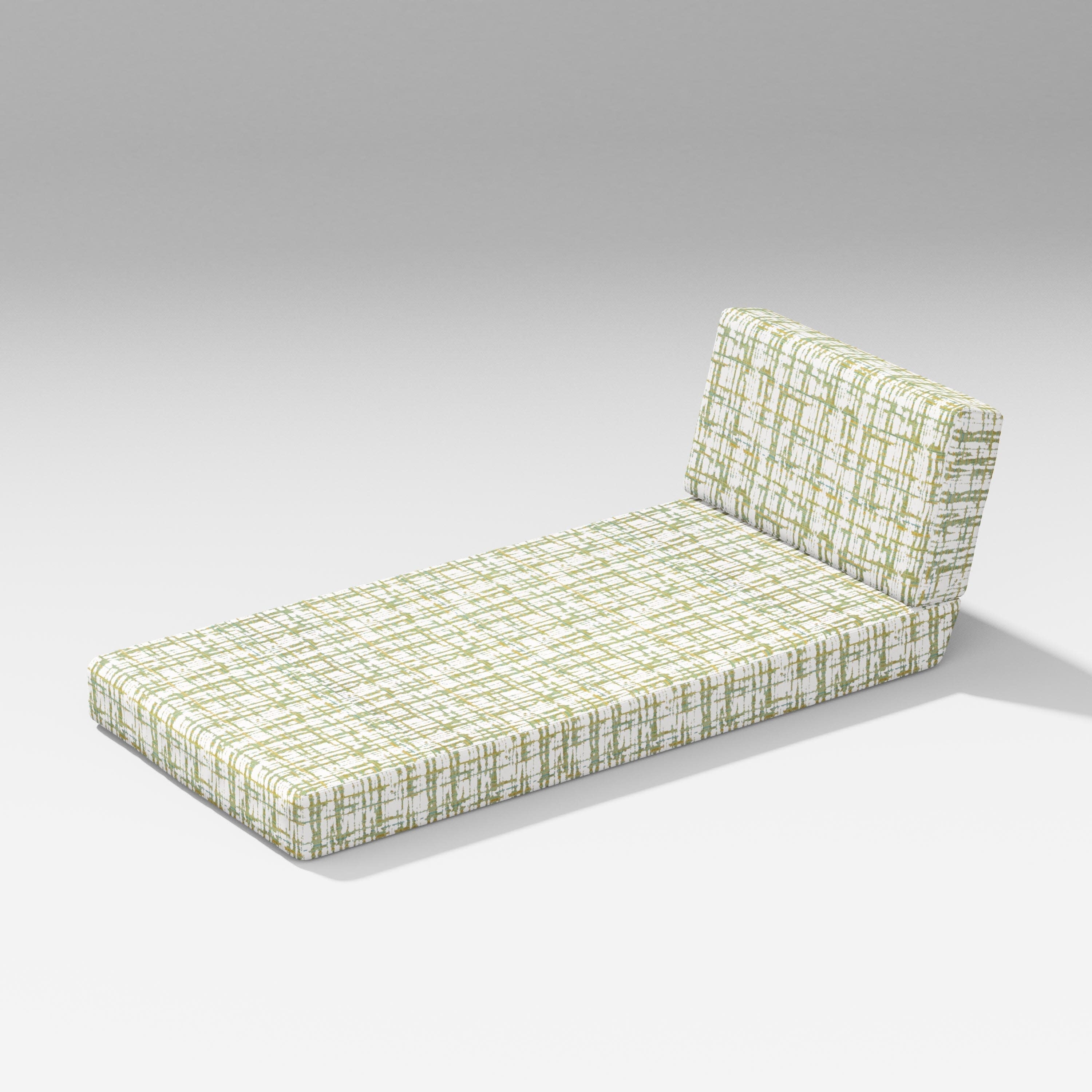 Modular Chaise Seat/Back Cushion Set in Memphis Retro