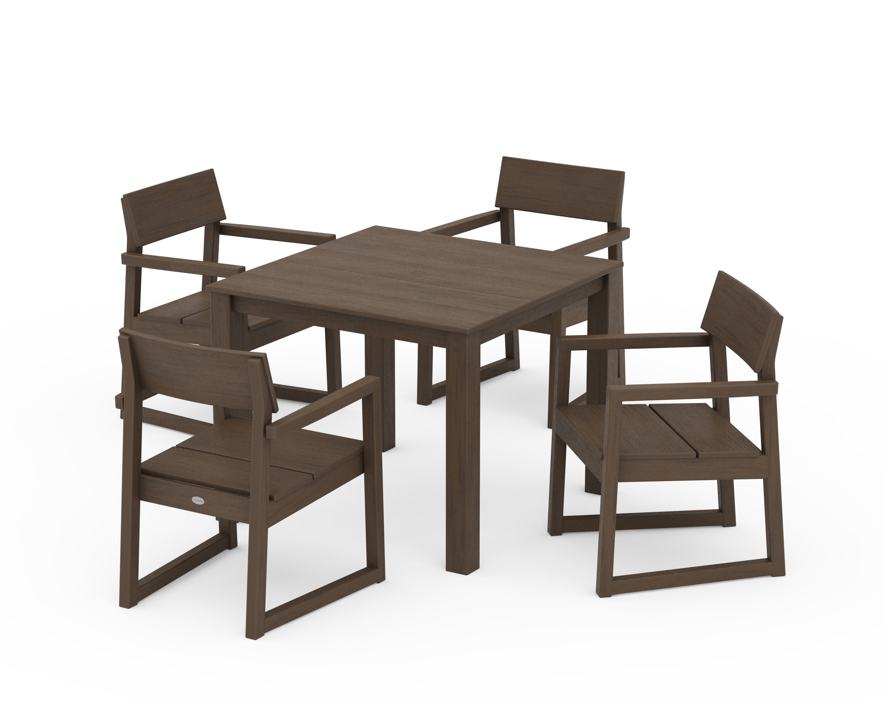 EDGE 5-Piece Parsons Dining Set in Kona