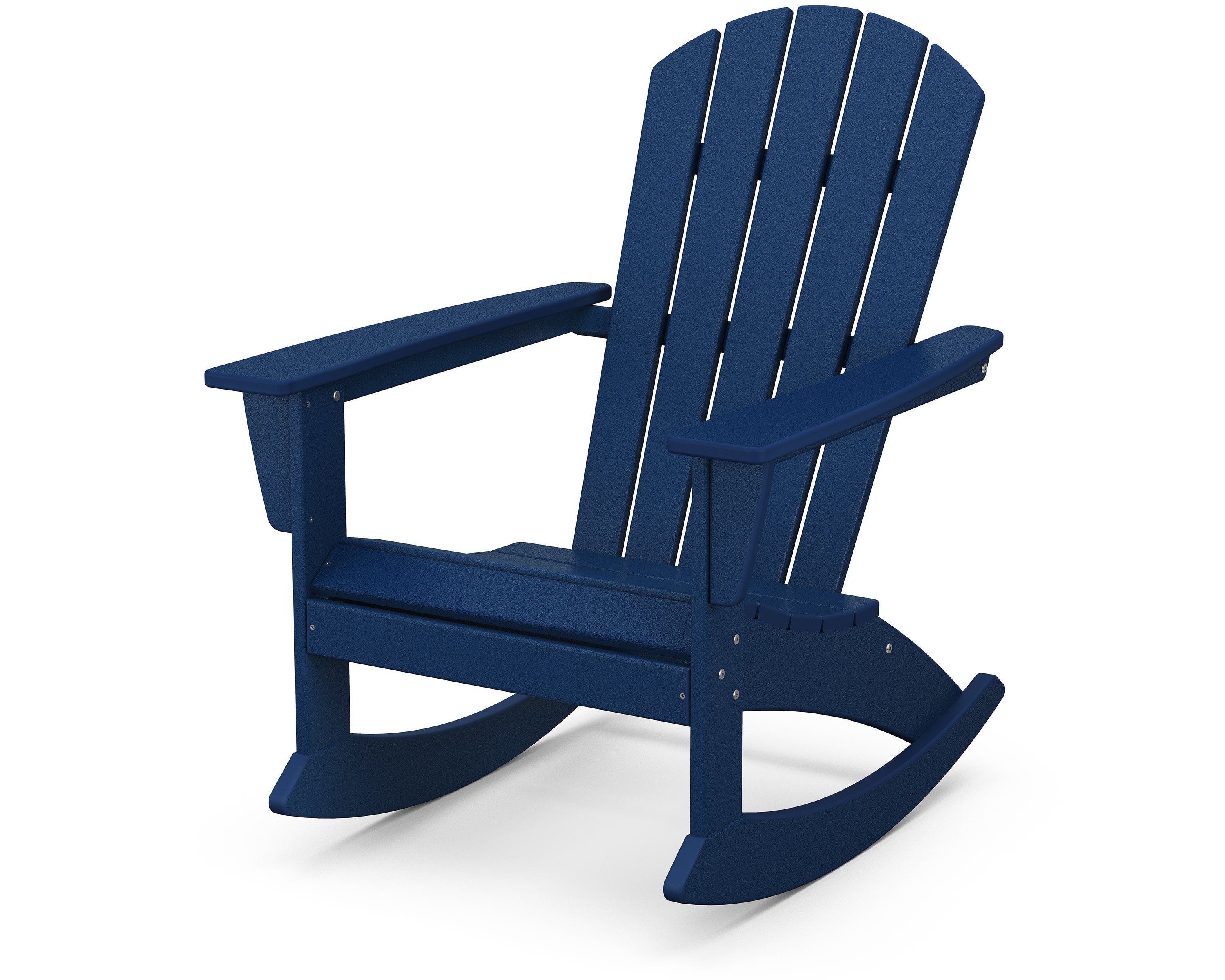 Nautical Adirondack Rocking Chair in Navy