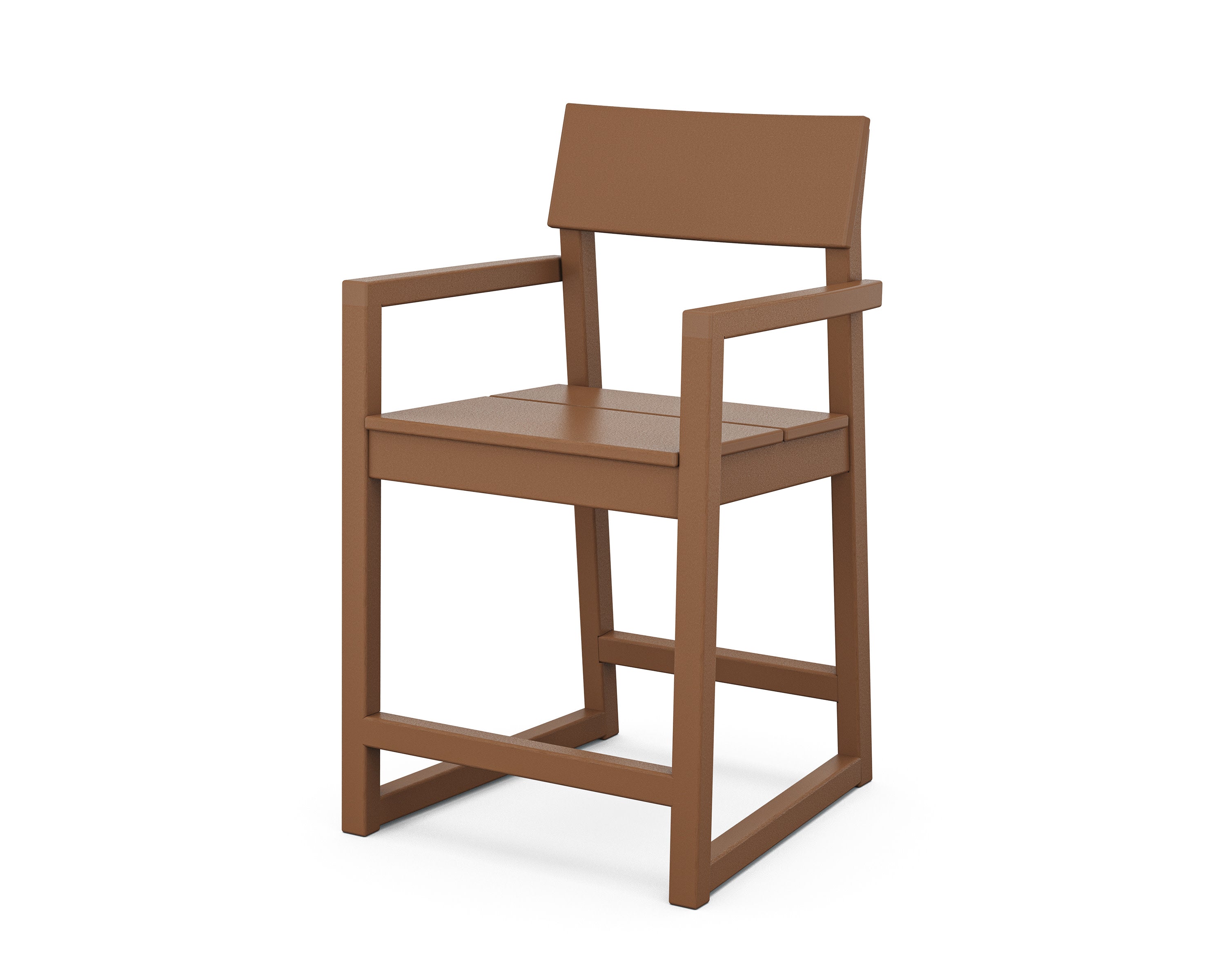EDGE Counter Arm Chair in Teak