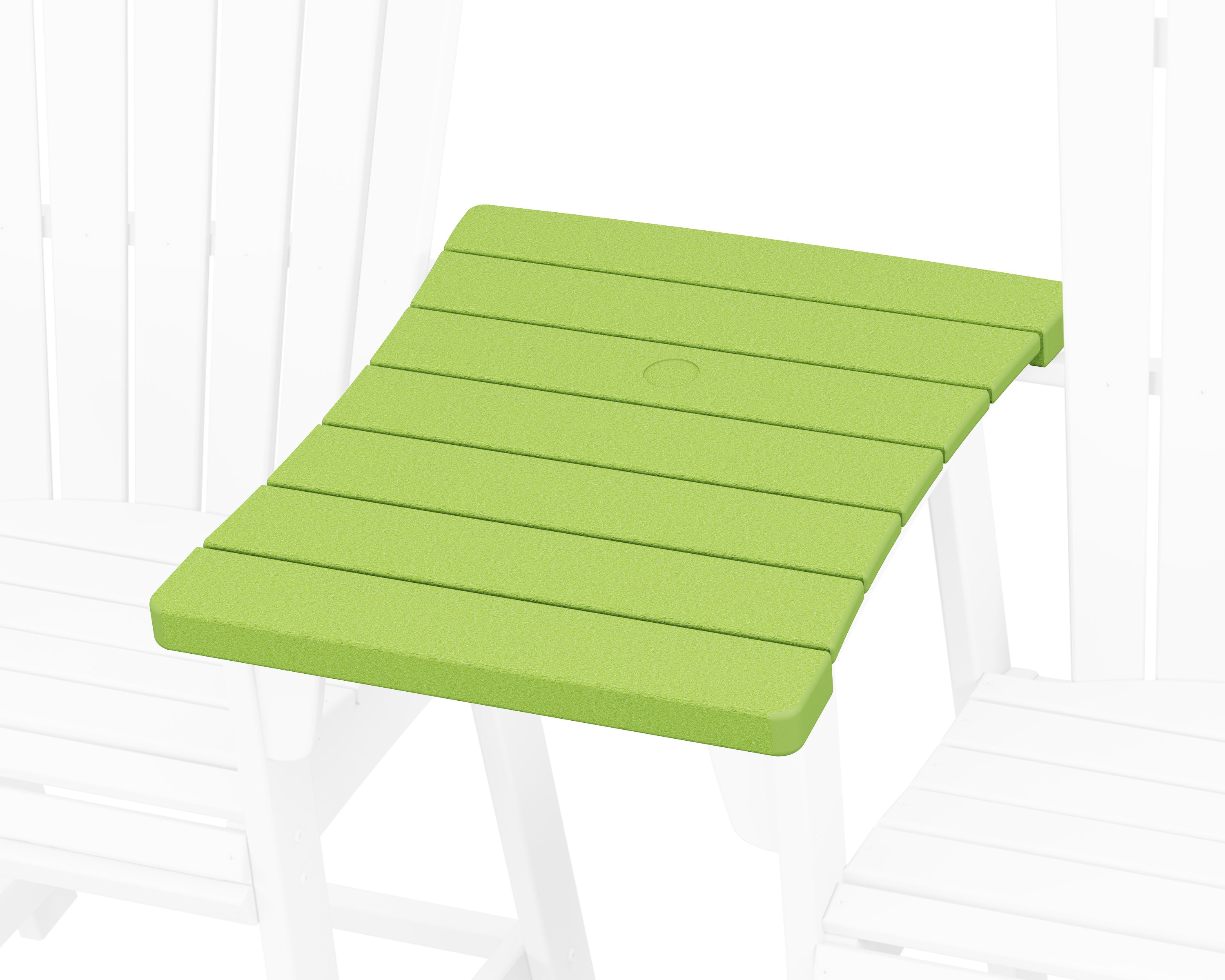 600 Series Straight Adirondack Dining Connecting Table in Lime
