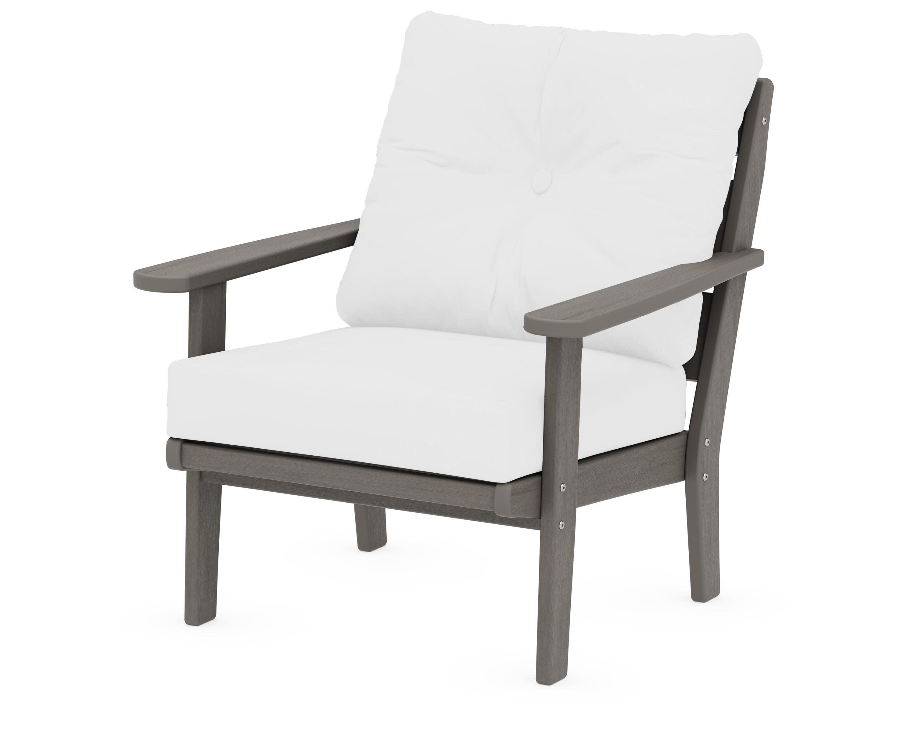 Lakeside Deep Seating Chair in Driftwood / Natural