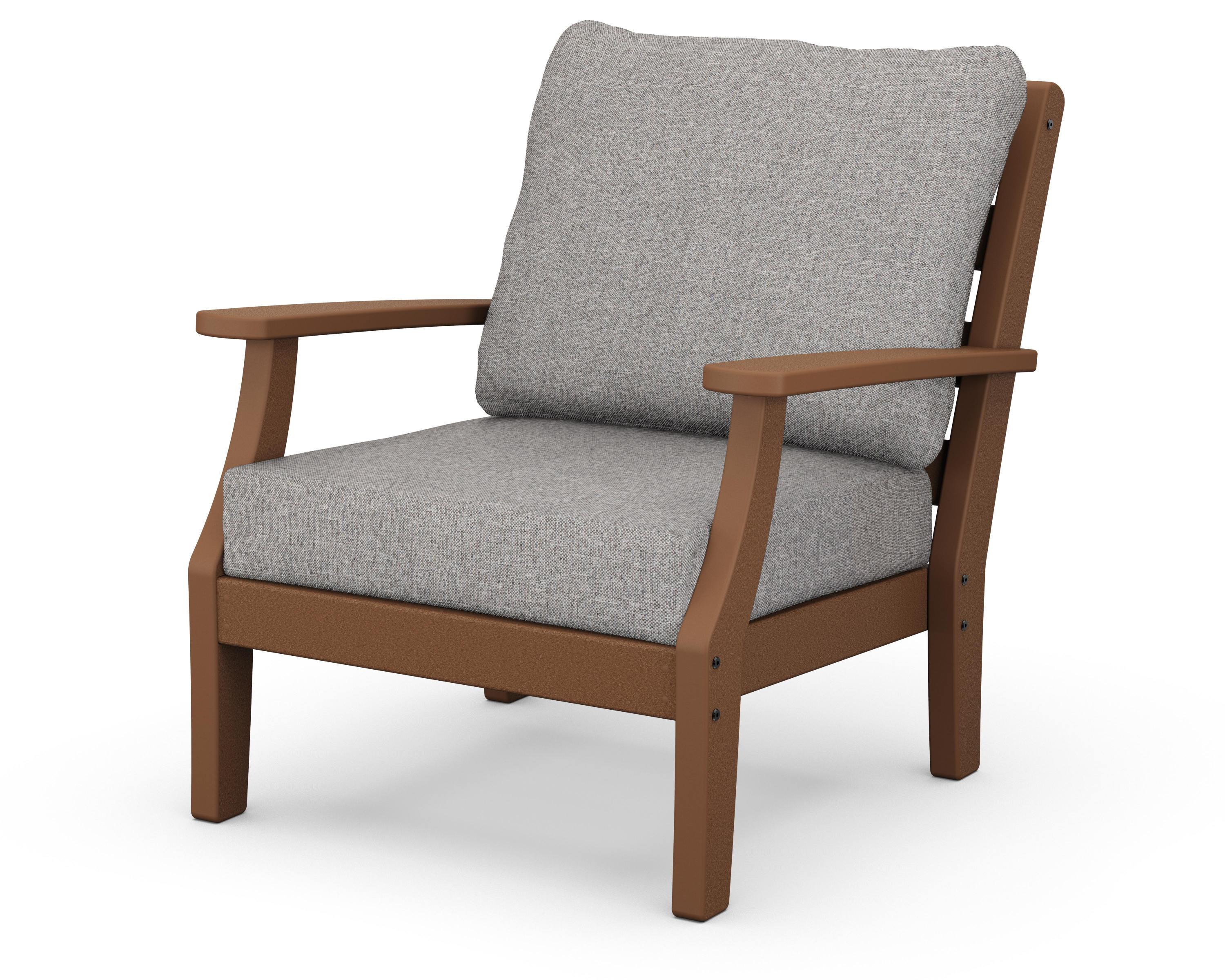 Chesapeake Deep Seating Chair in Teak / Grey Mist