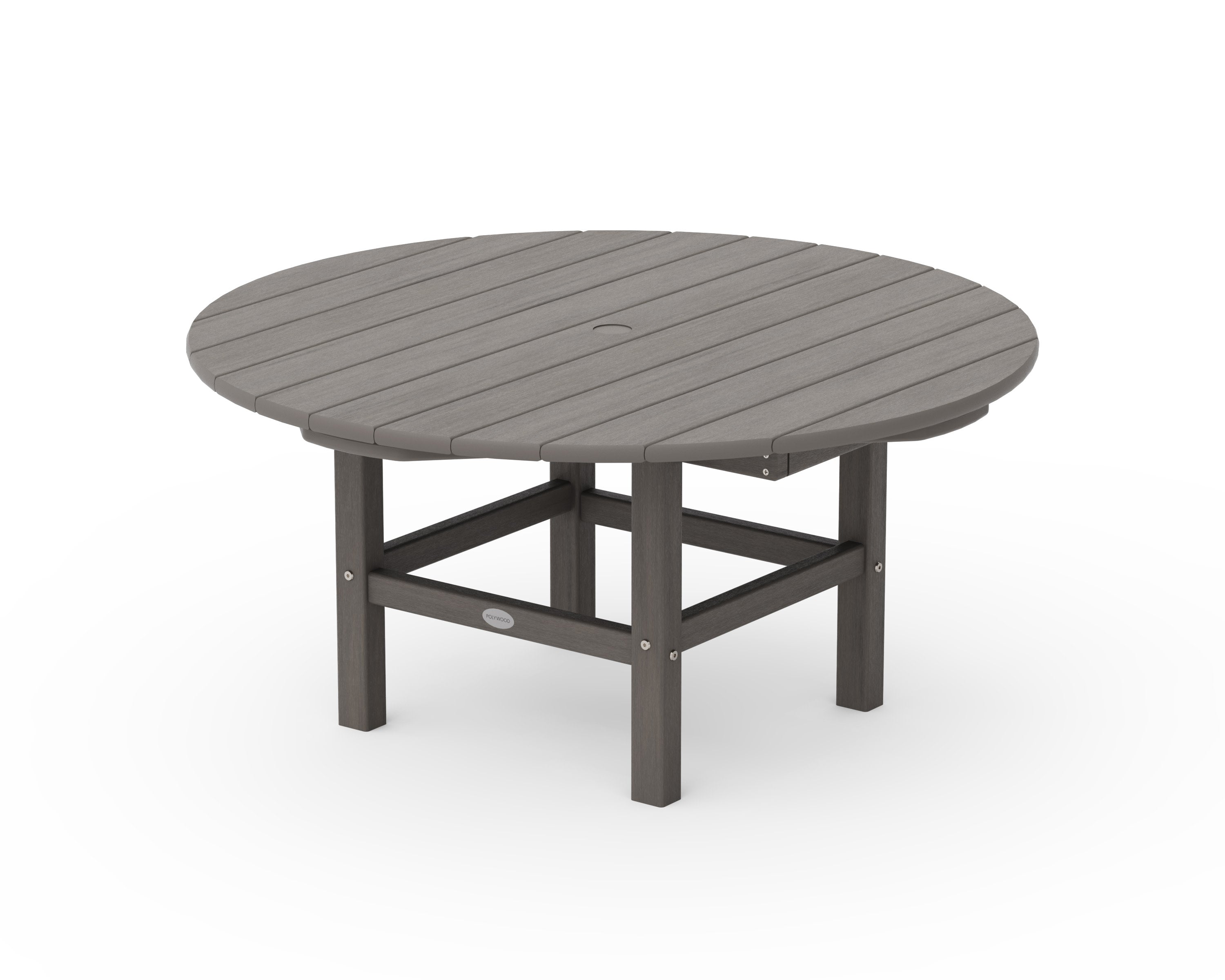Round 37" Conversation Table in Driftwood