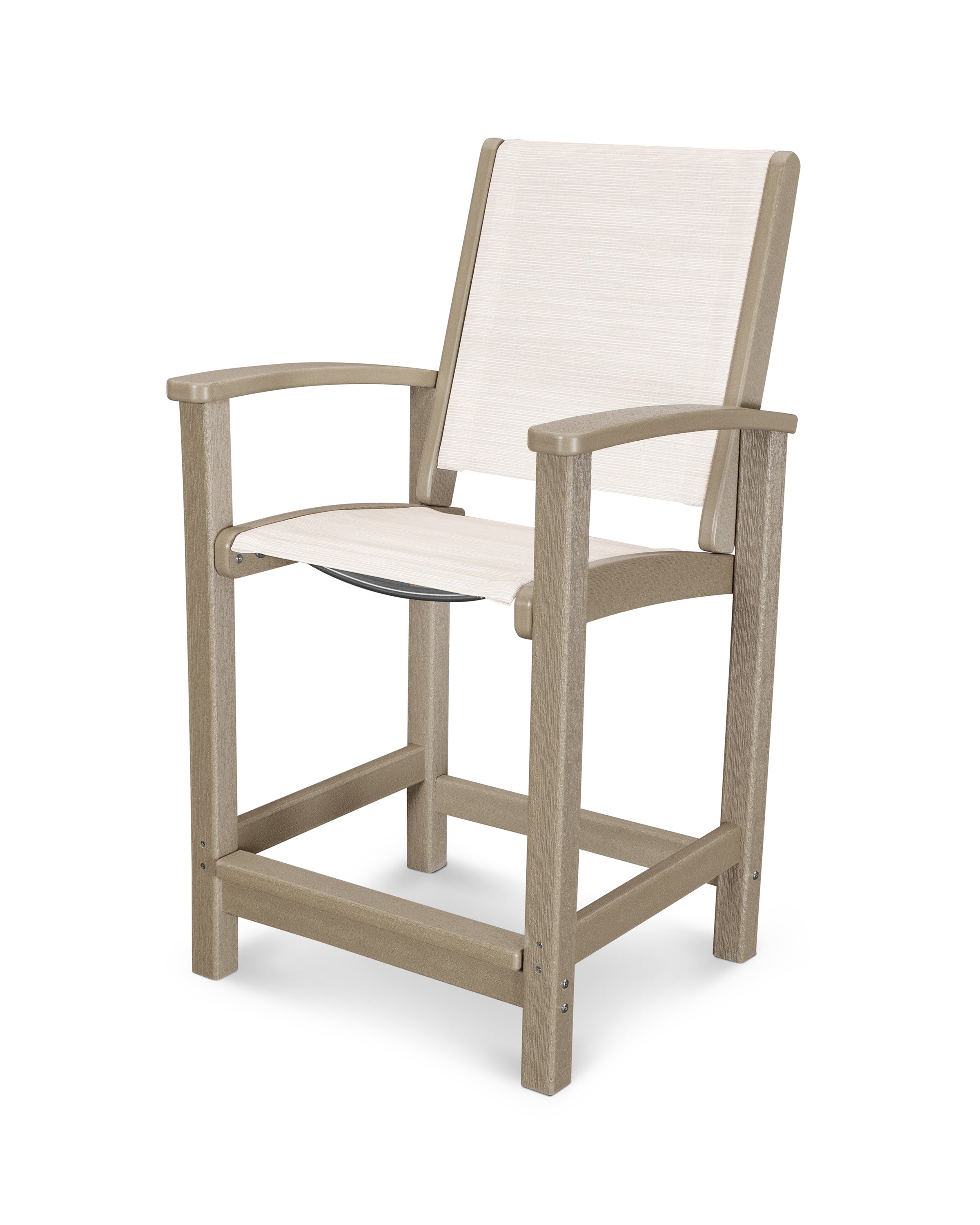 Coastal Counter Chair in Vintage Sahara / Parchment Sling