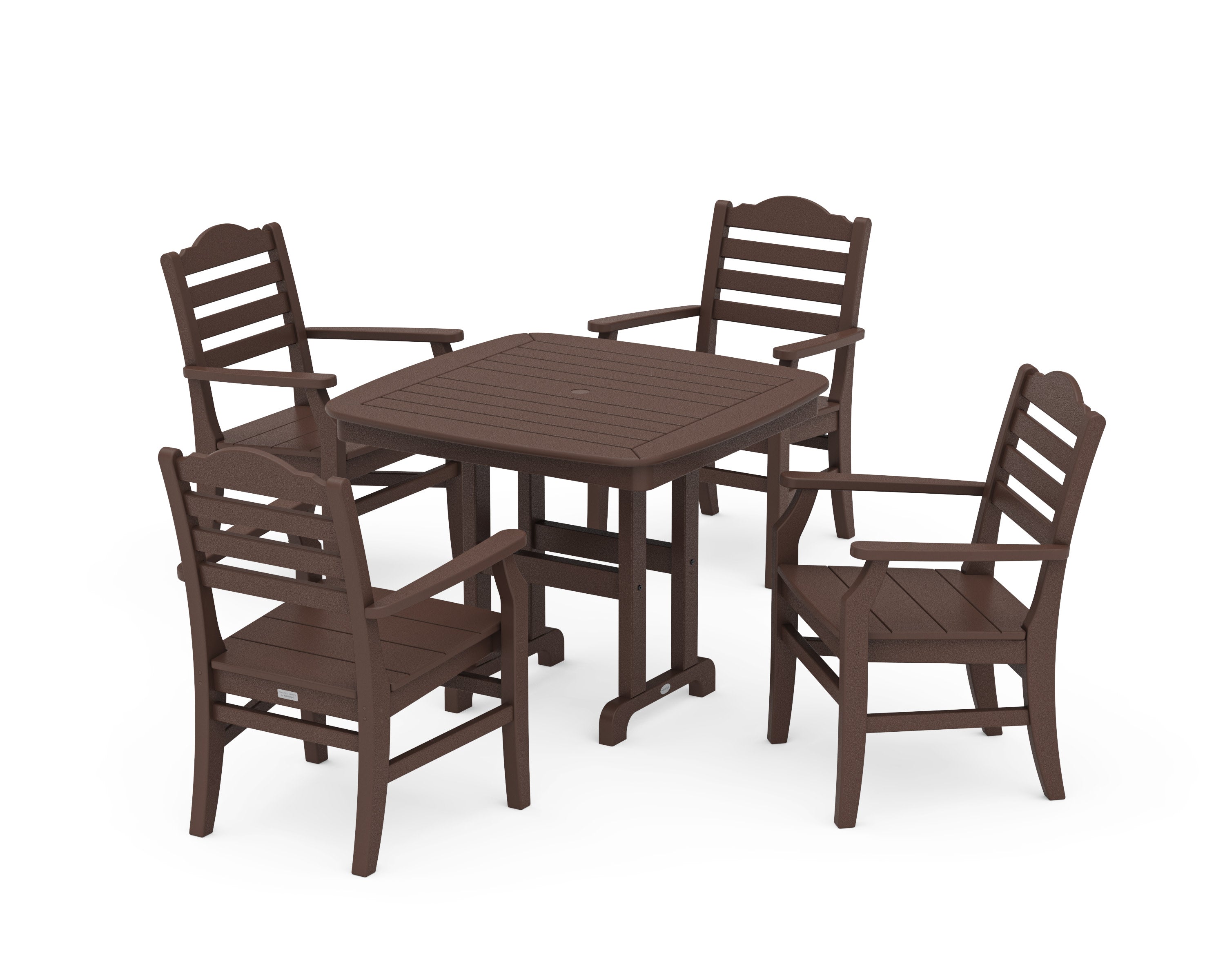 Savannah 5-Piece Dining Set in Mahogany