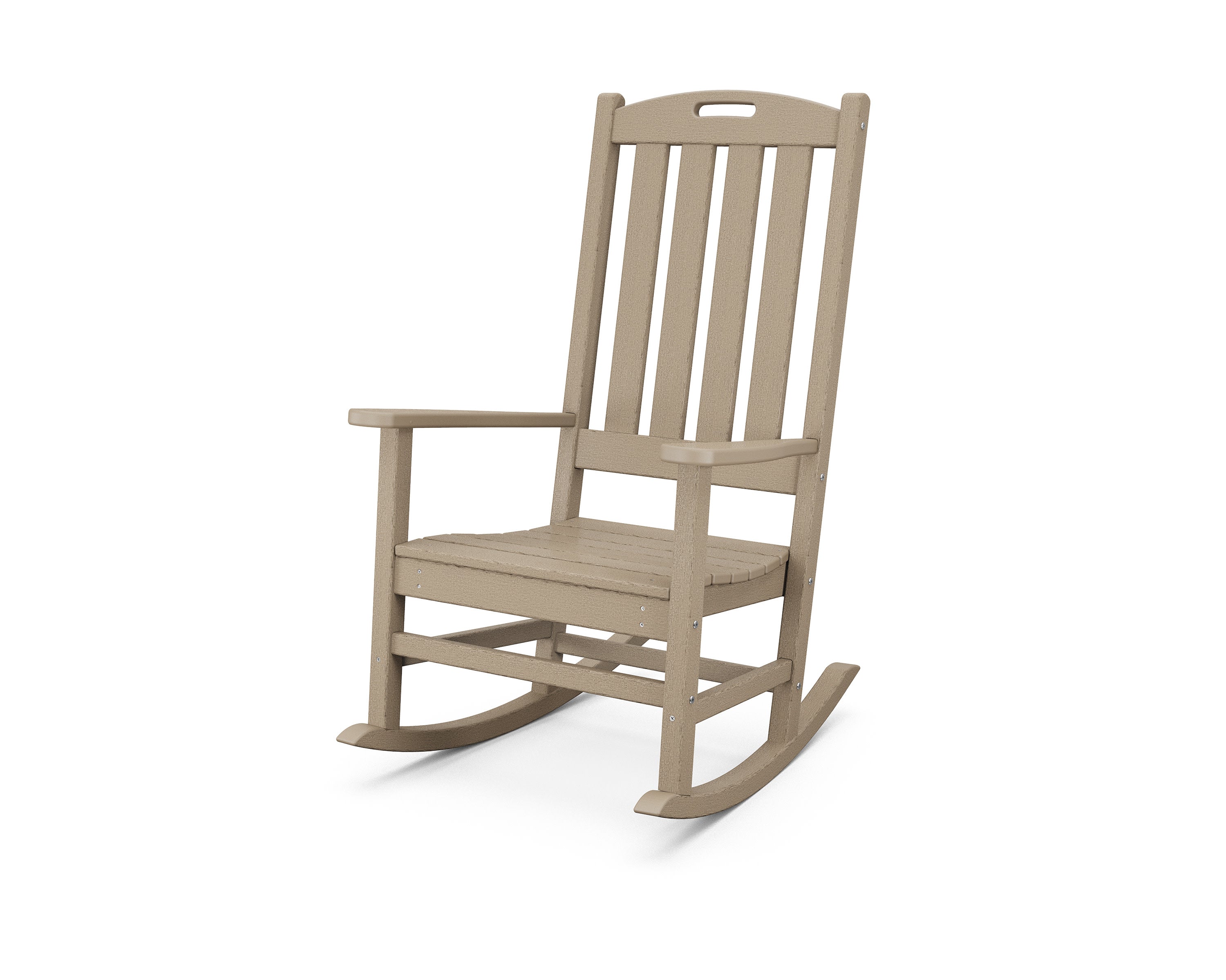 Nautical Porch Rocking Chair in Vintage Sahara
