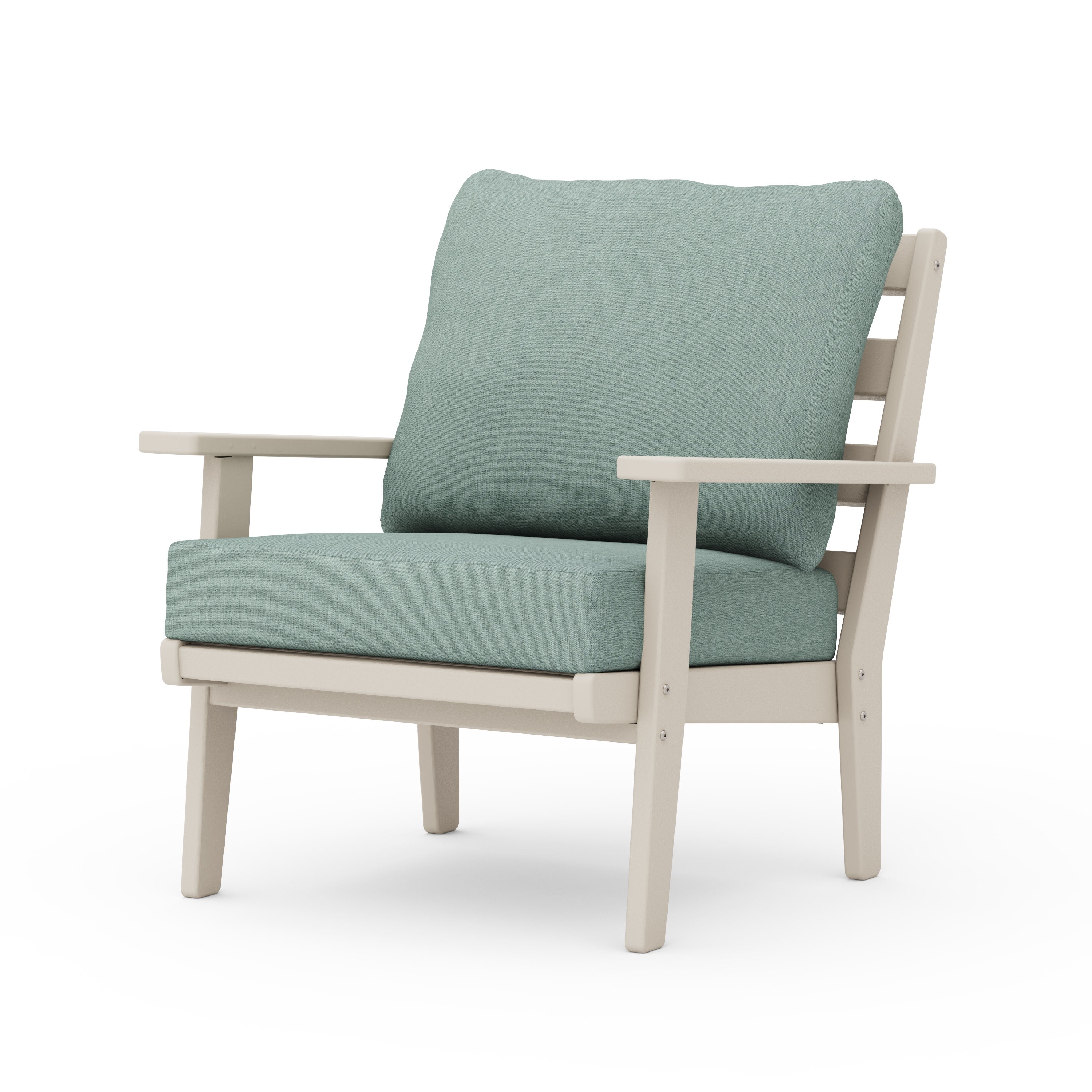 Grant Park Deep Seating Chair in Sand / Glacier Spa