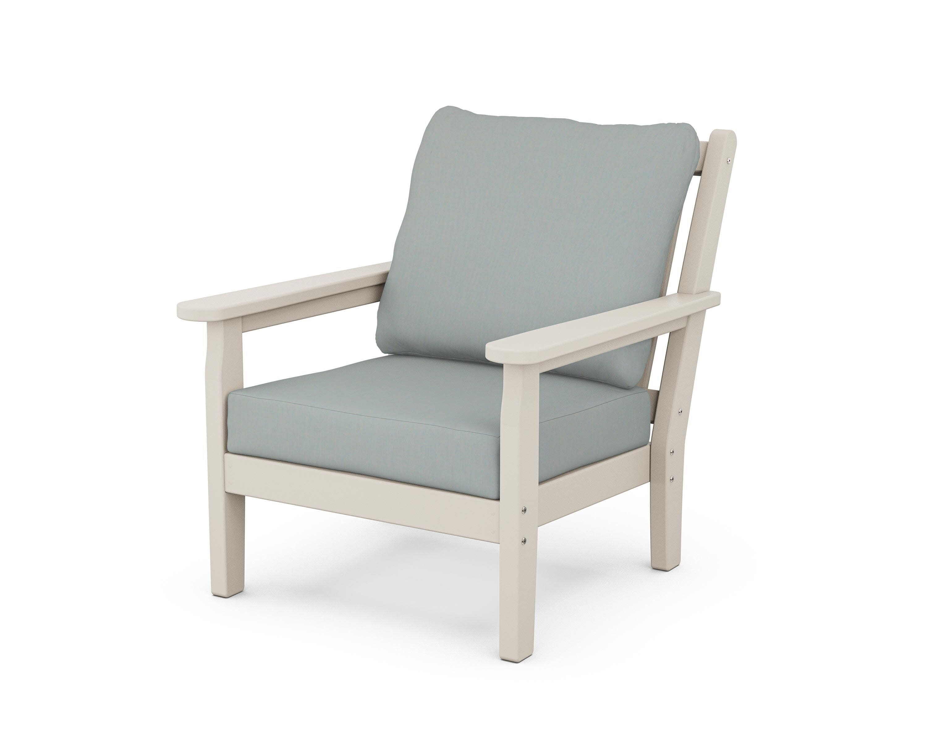 Chippendale Deep Seating Chair in Sand / Spa