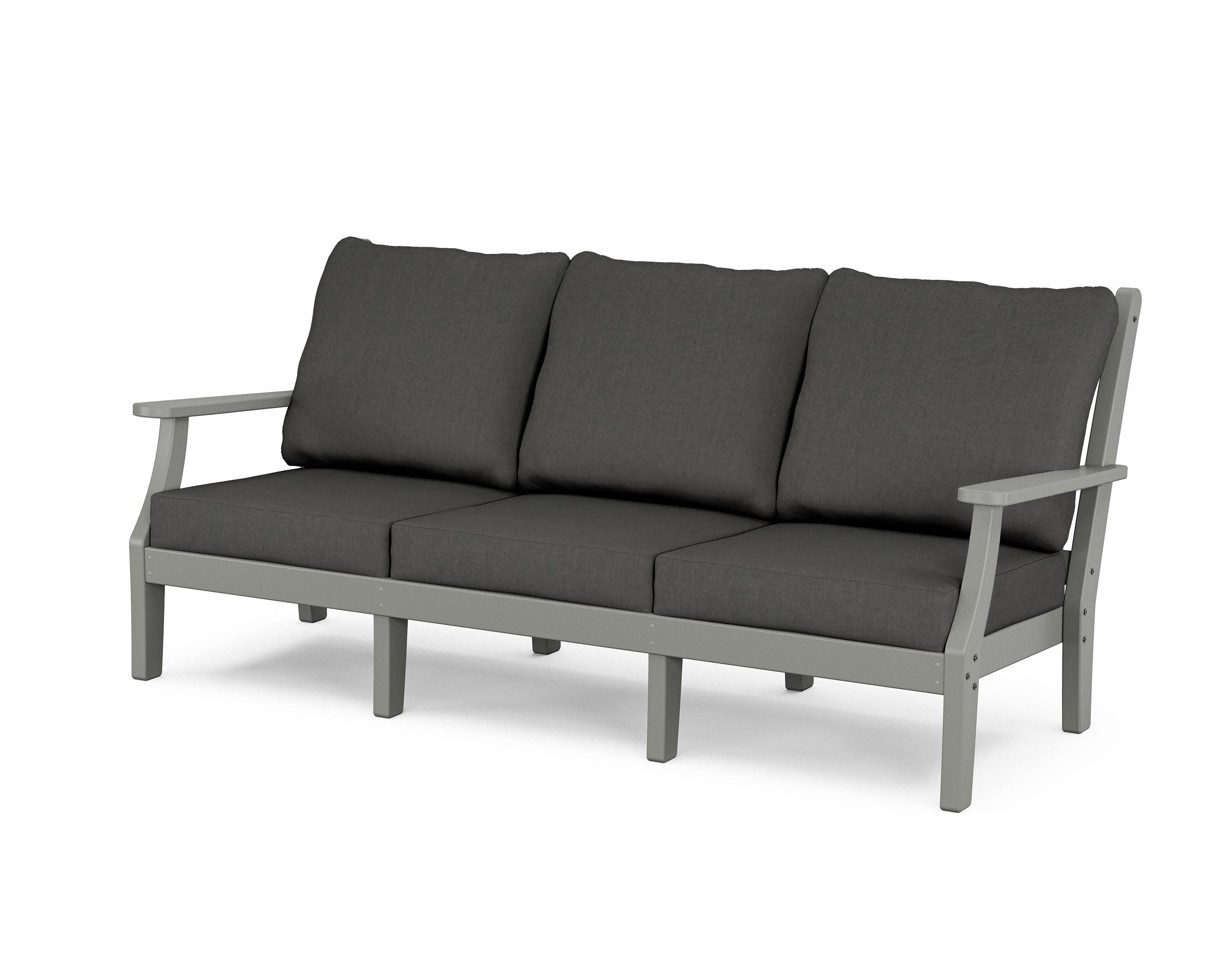 Wovendale Deep Seating Sofa in Slate Grey / Spectrum Carbon