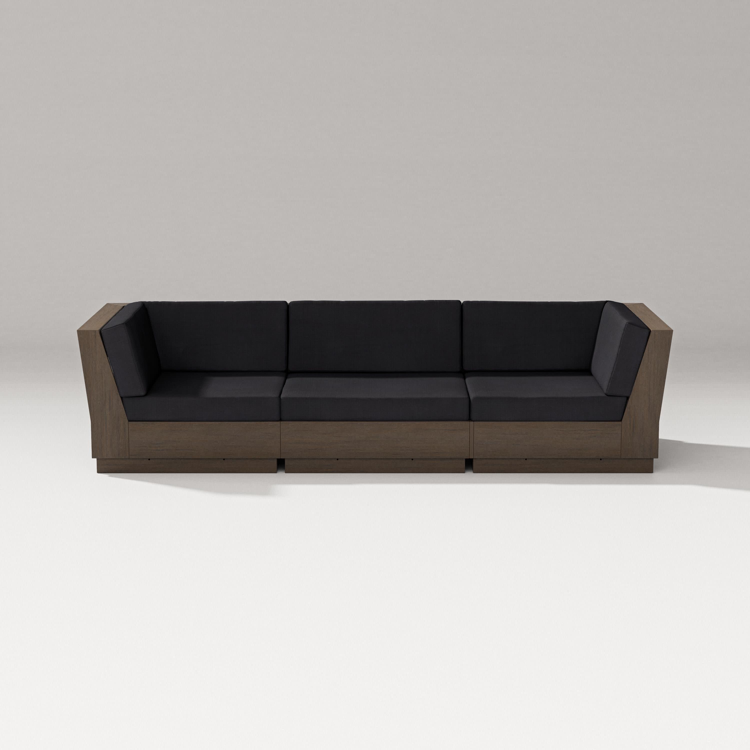 Elevate Sofa Sectional in Kona / Midnight Linen