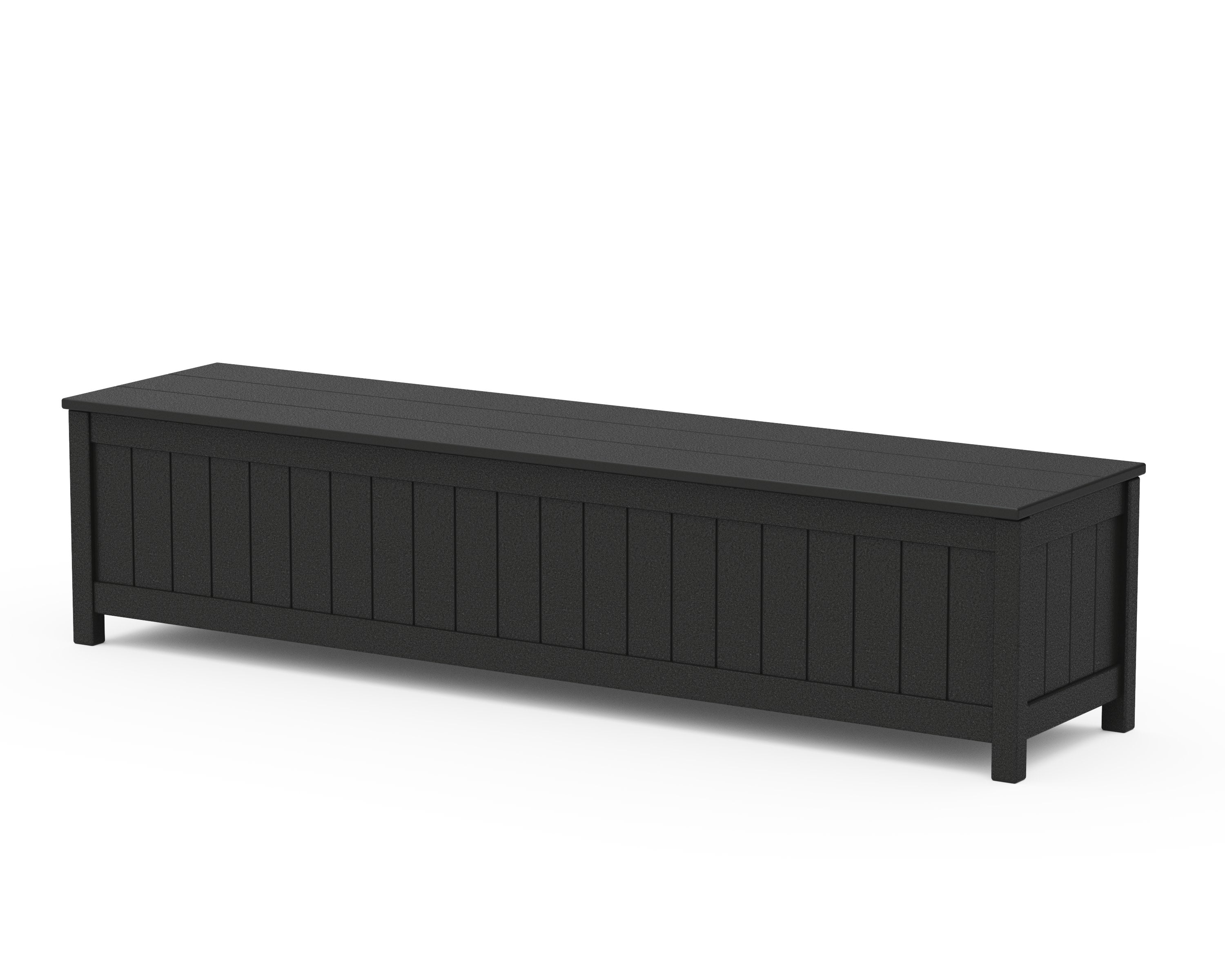 Vineyard 72" Storage Bench in Black