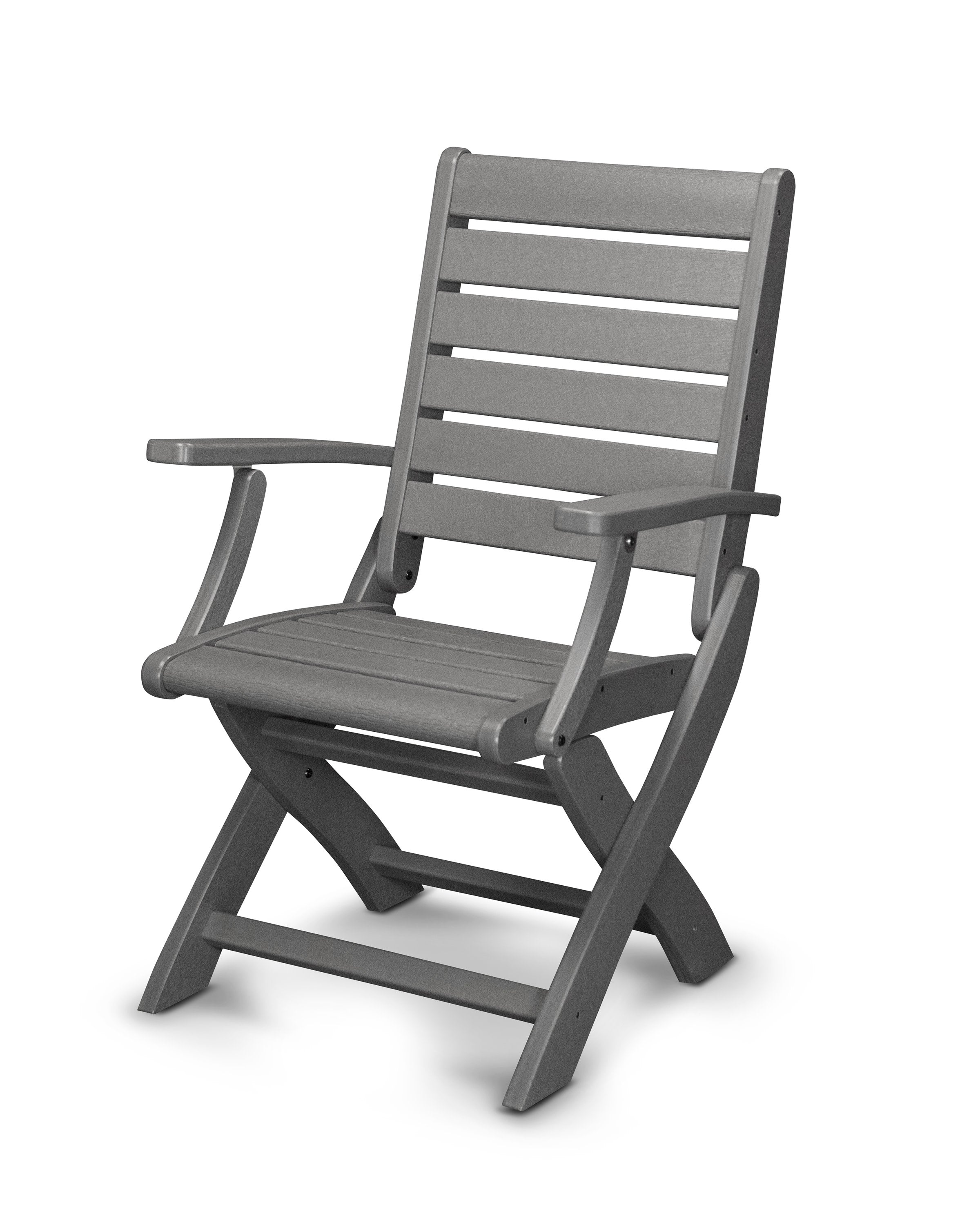 Signature Folding Chair in Slate Grey