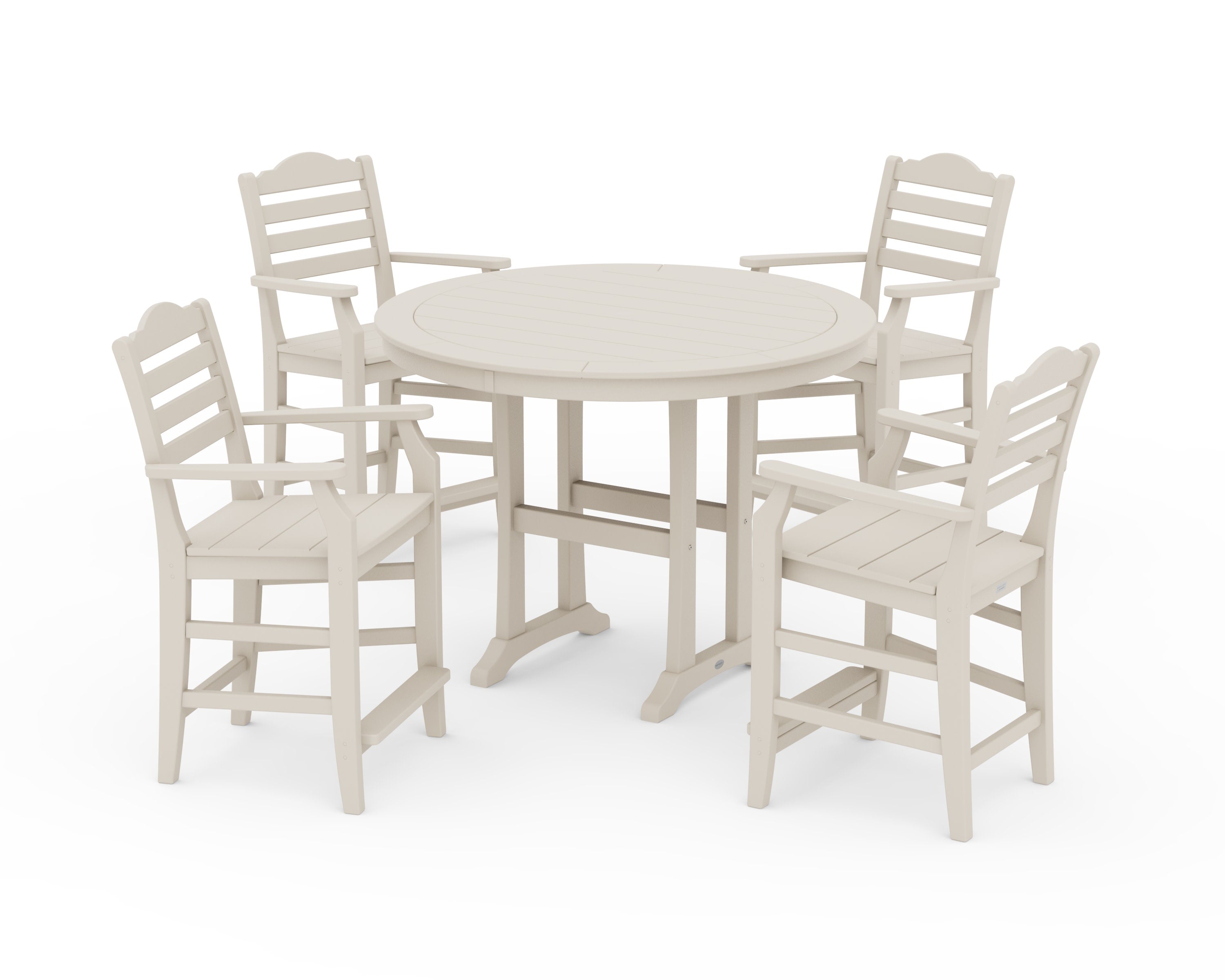 Savannah 5-Piece Round Counter Set in Sand