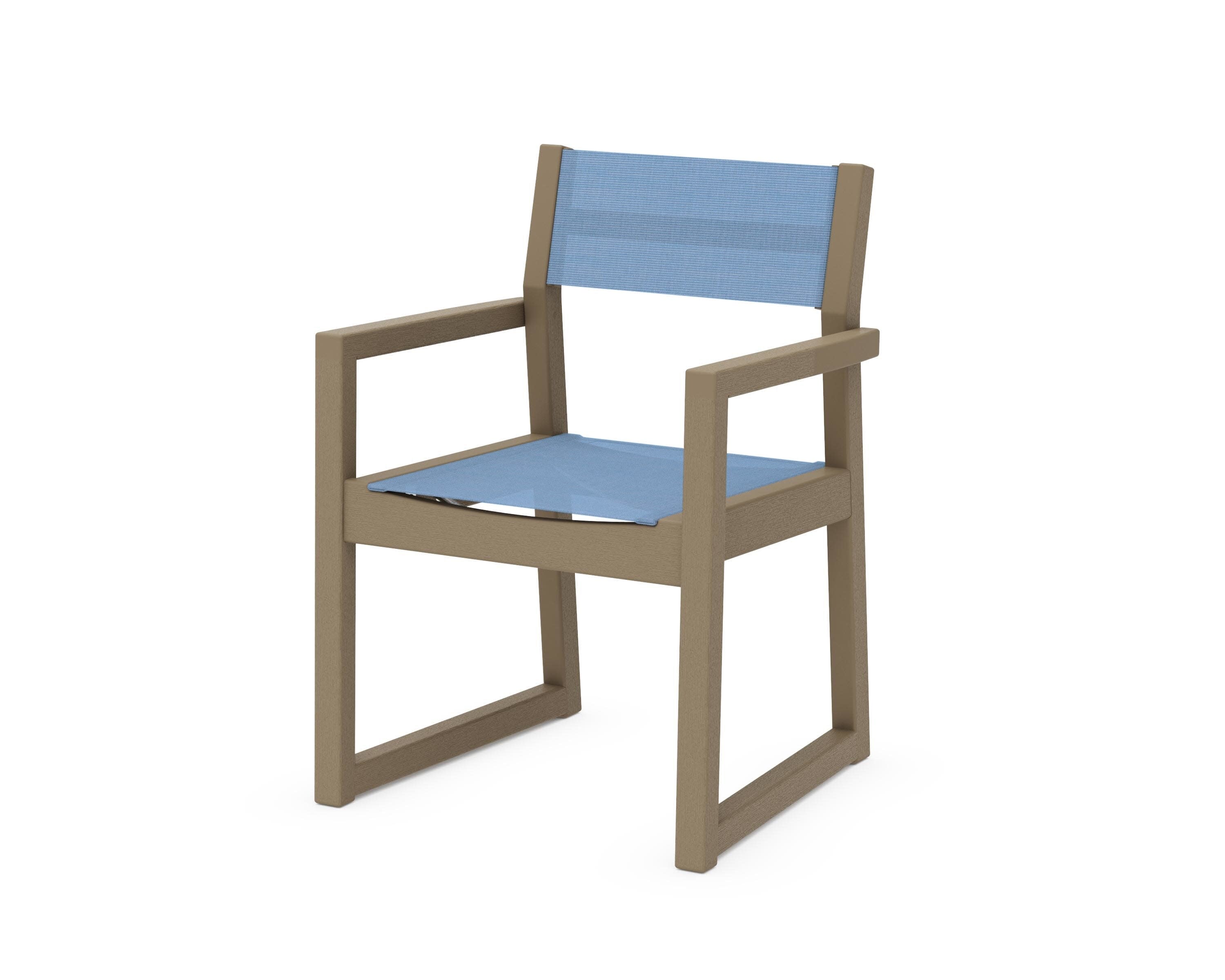 EDGE Sling Dining Arm Chair in Vintage Sahara / Poolside Sling