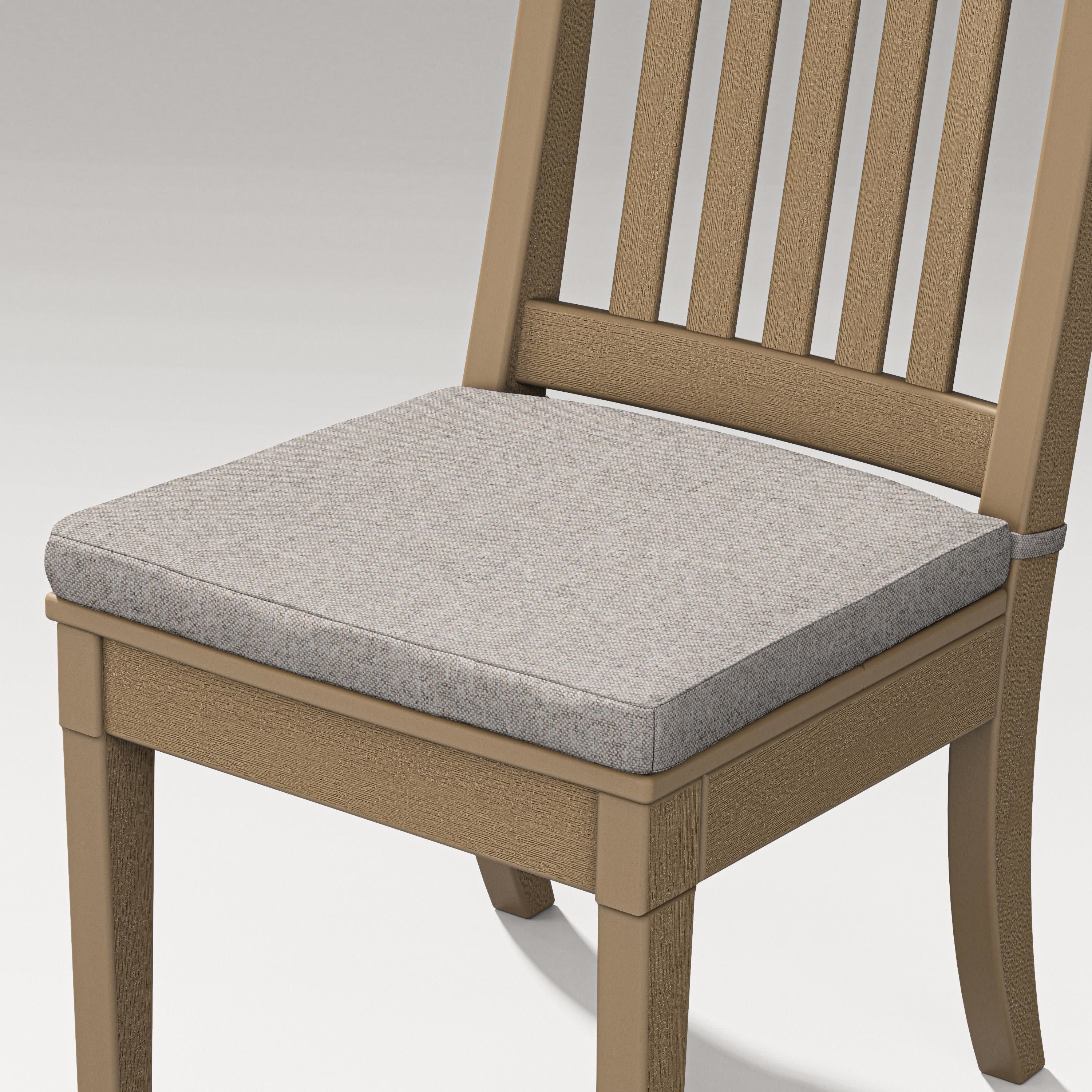 Estate Dining Chair Cushion in Weathered Tweed