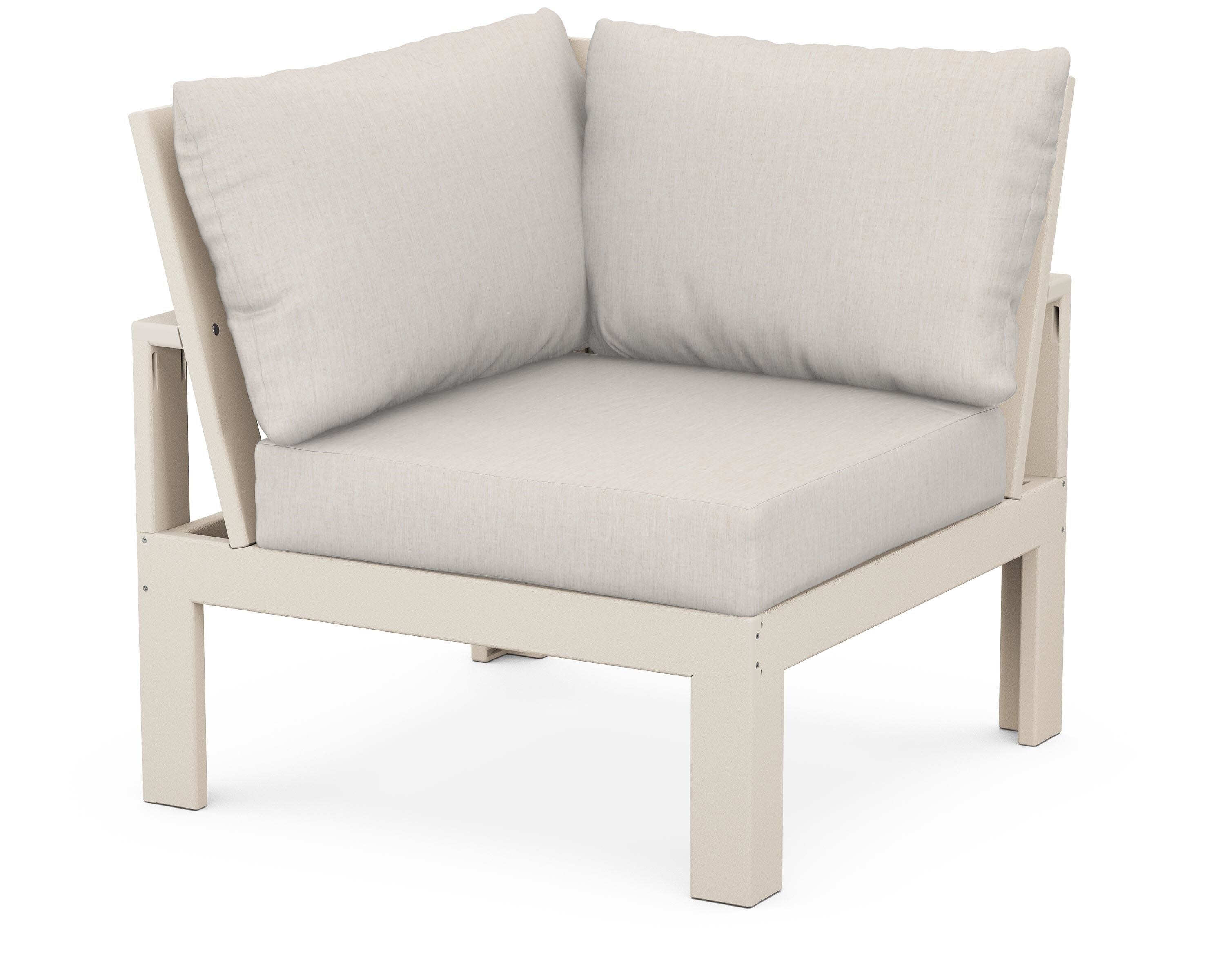 Modular Corner Chair in Sand / Cast Ash
