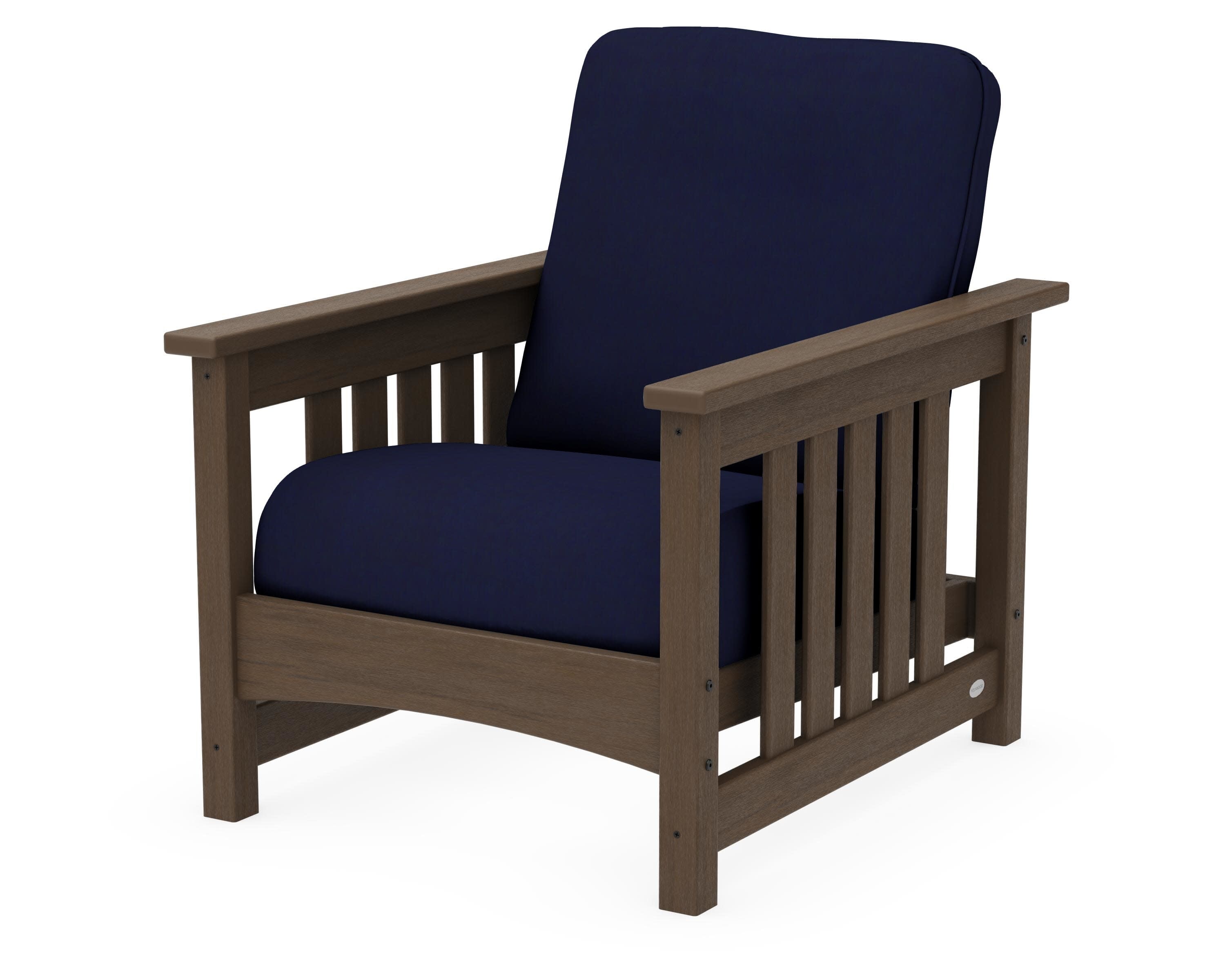 Club Mission Chair in Kona / Navy