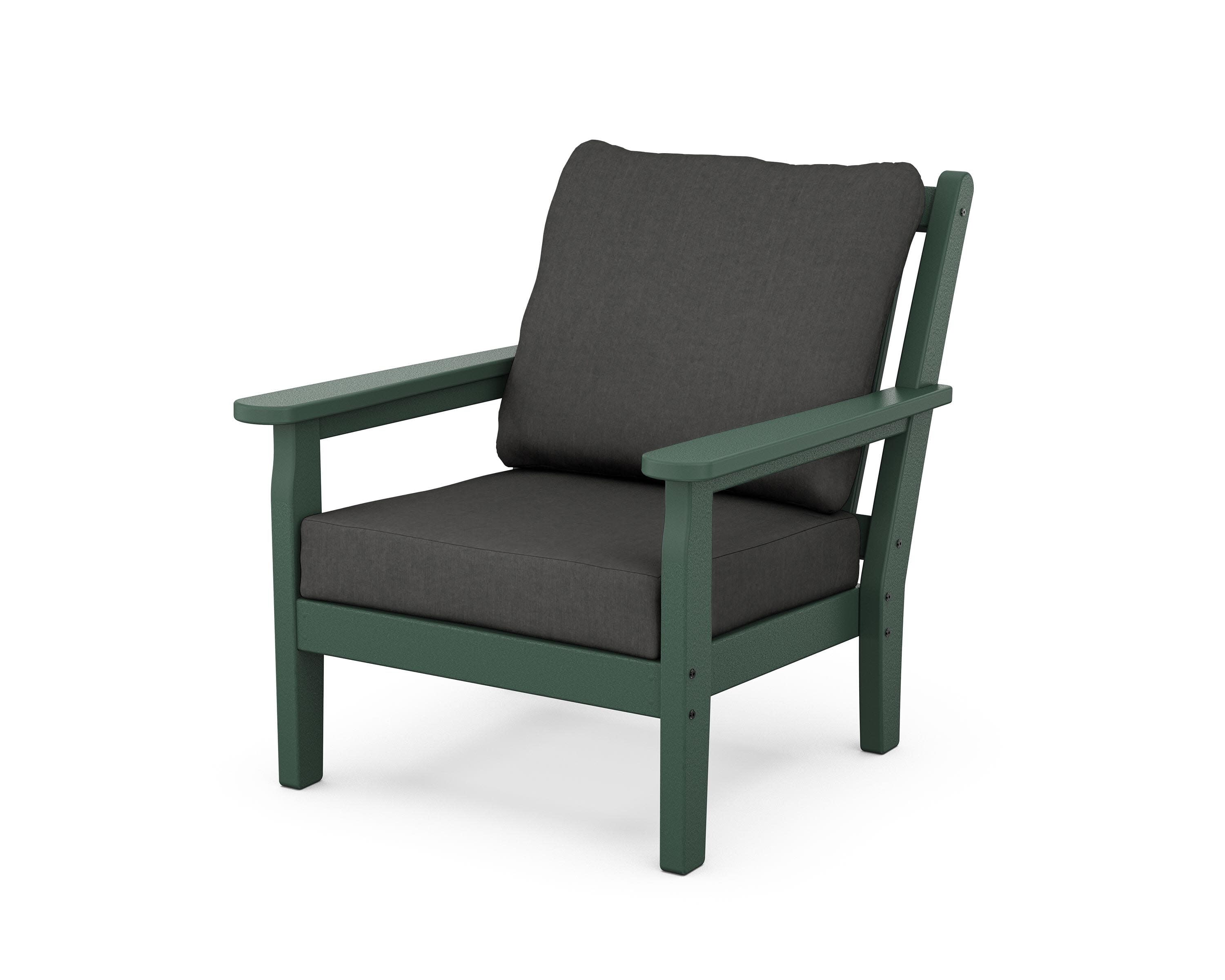 Chippendale Deep Seating Chair in Green / Spectrum Carbon