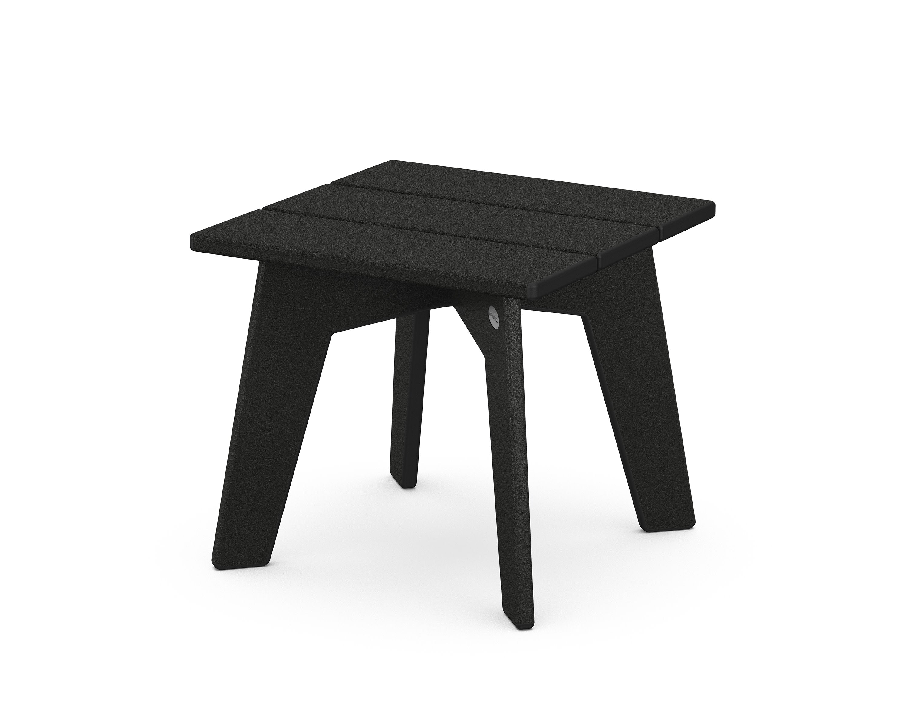 Riviera Modern Side Table in Black