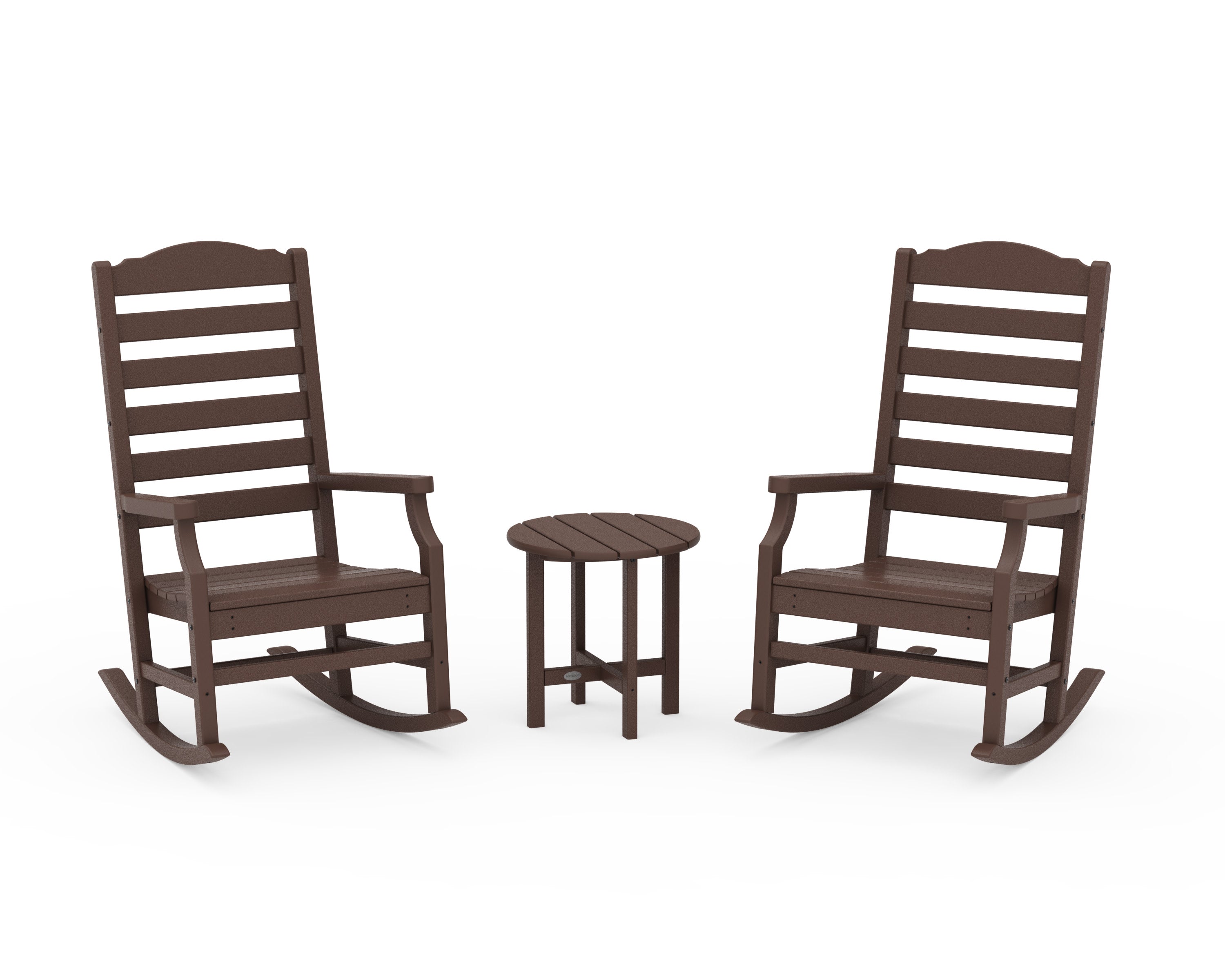 Savannah 3-Piece Rocking Chair Set in Mahogany