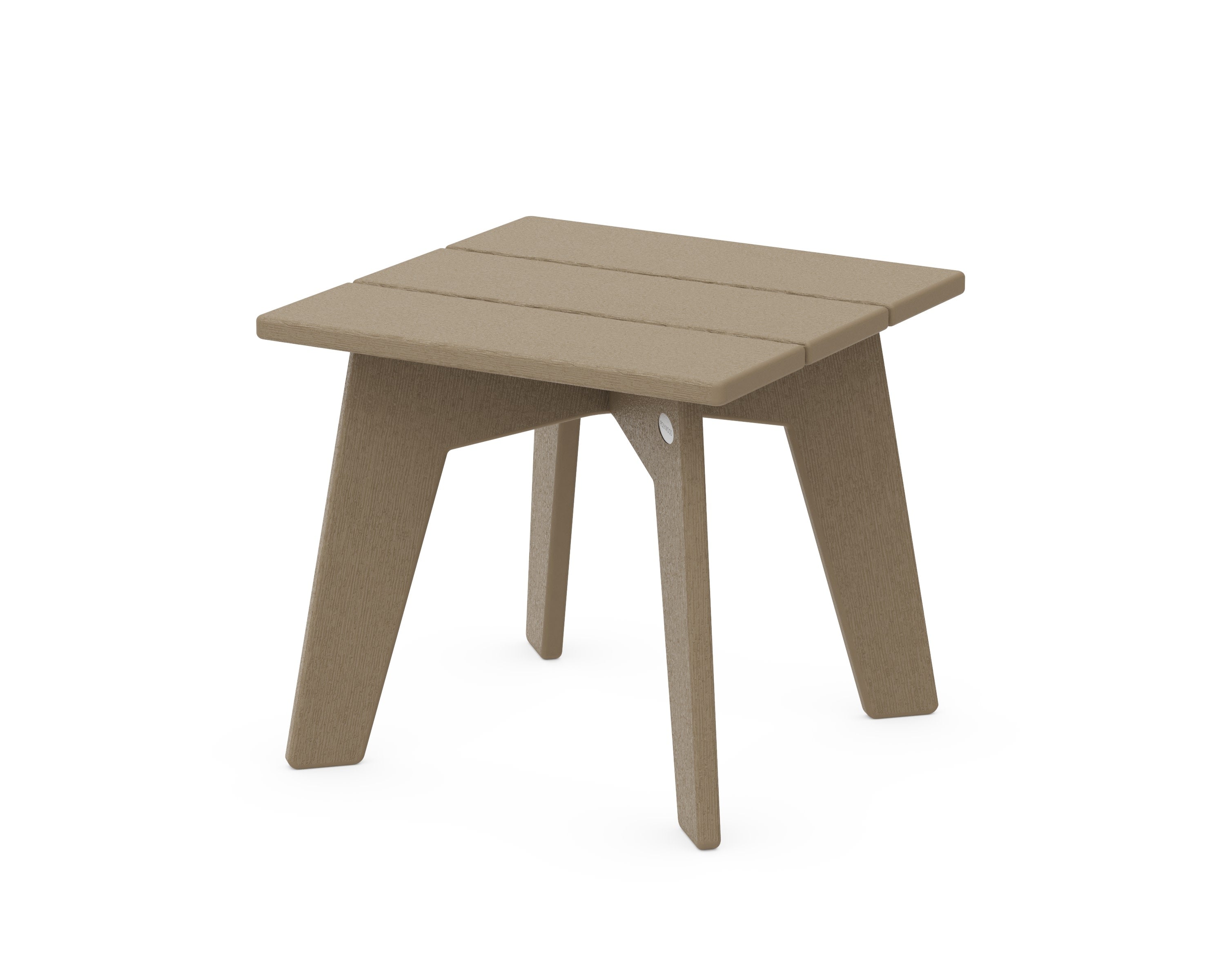 Riviera Modern Side Table in Vintage Sahara