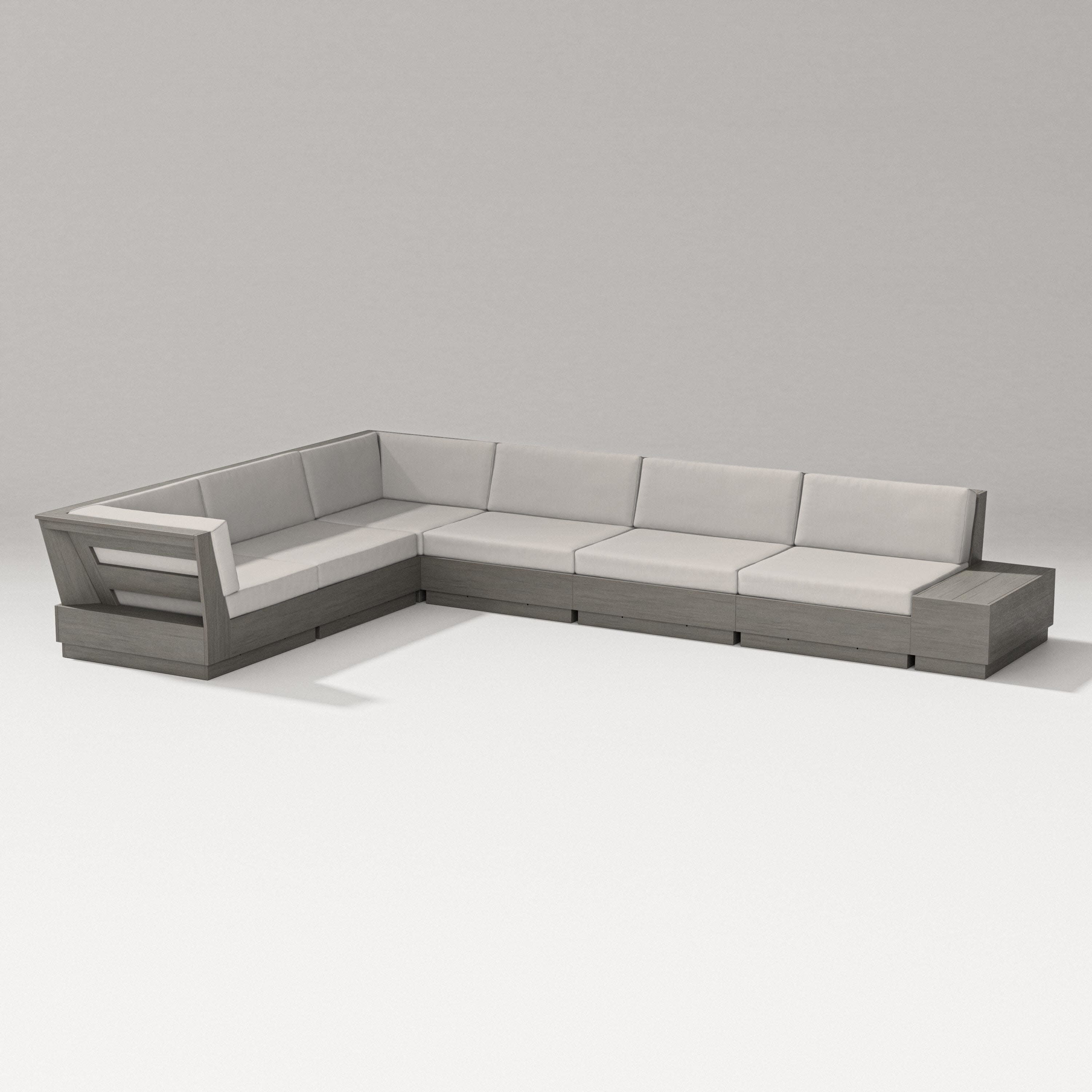 Elevate 7-Piece Corner Sectional in Driftwood / Cast Ash