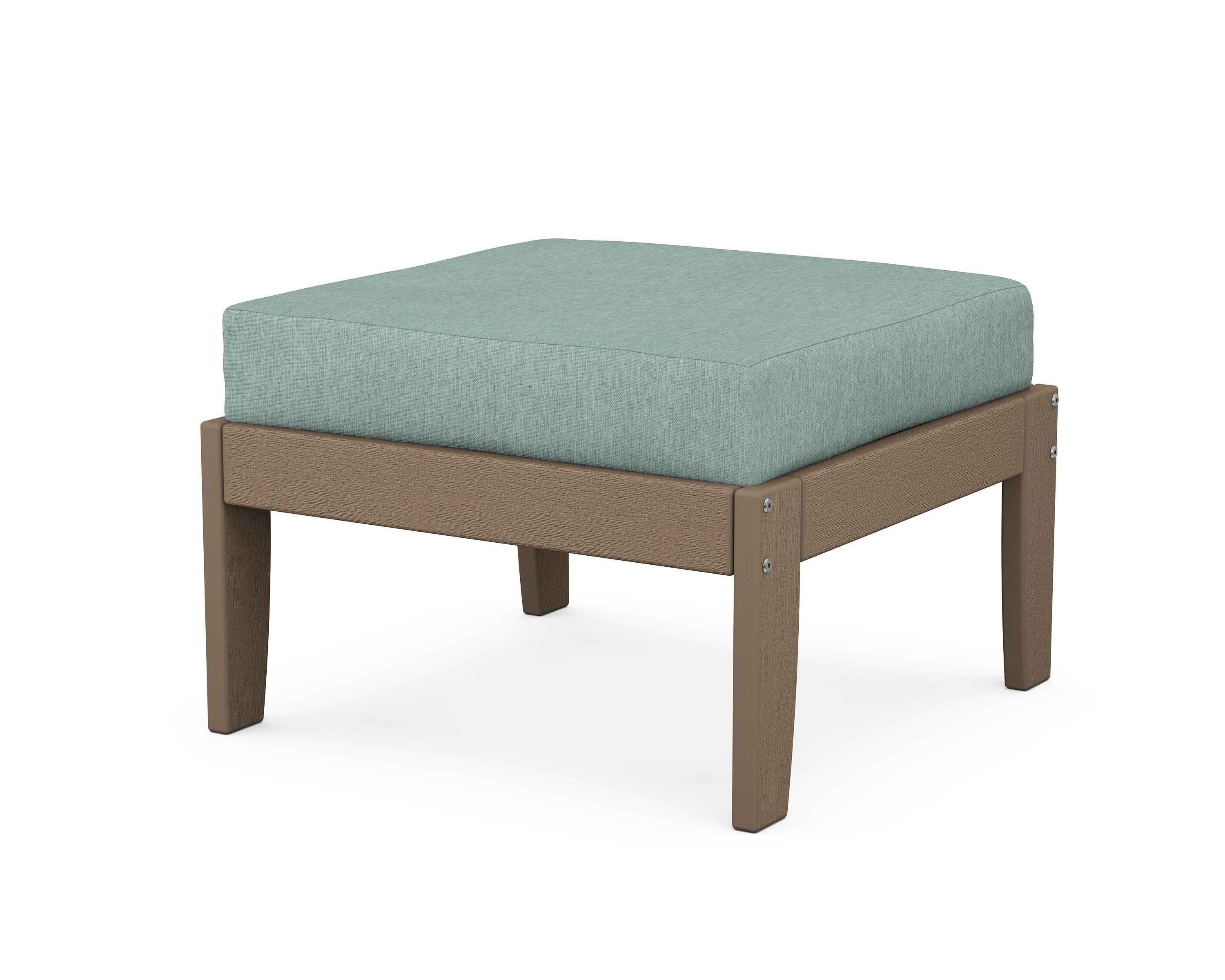 Modular Ottoman - Classic in Vintage Sahara / Glacier Spa