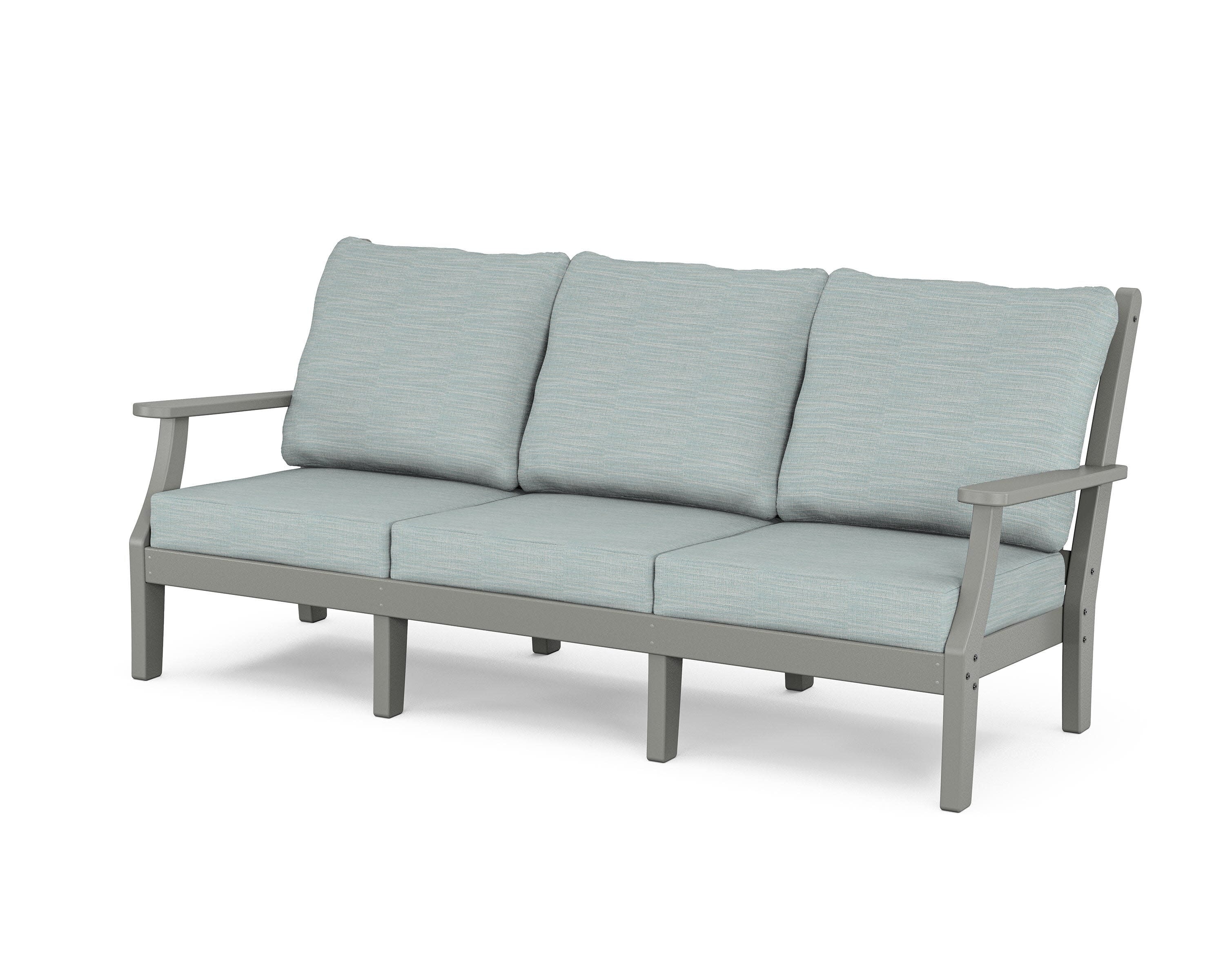 Wovendale Deep Seating Sofa in Slate Grey / Soothe Mist