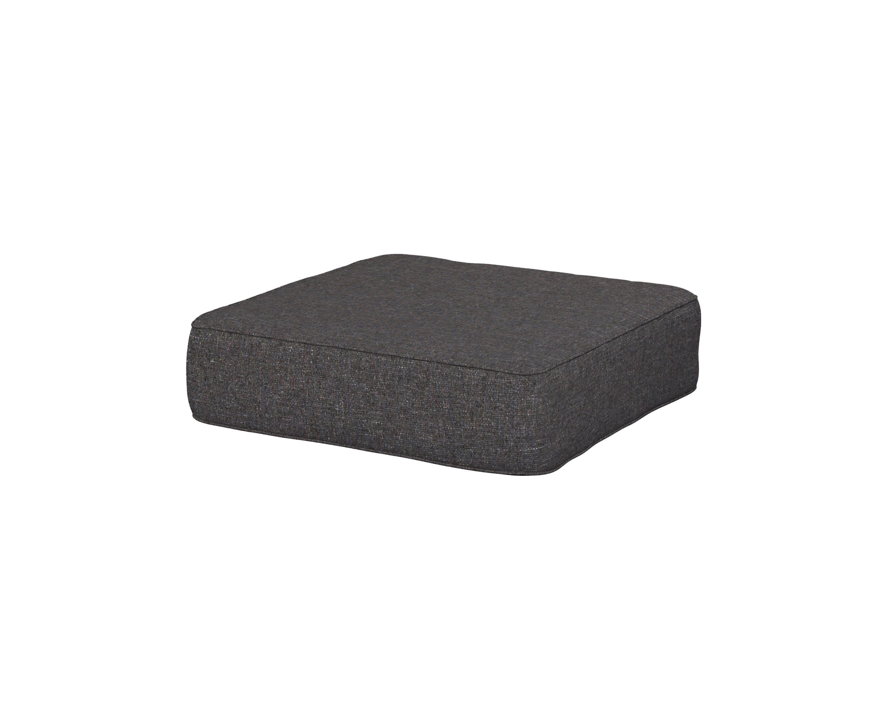 Ateeva 4000 Ottoman Cushion in Ash Charcoal